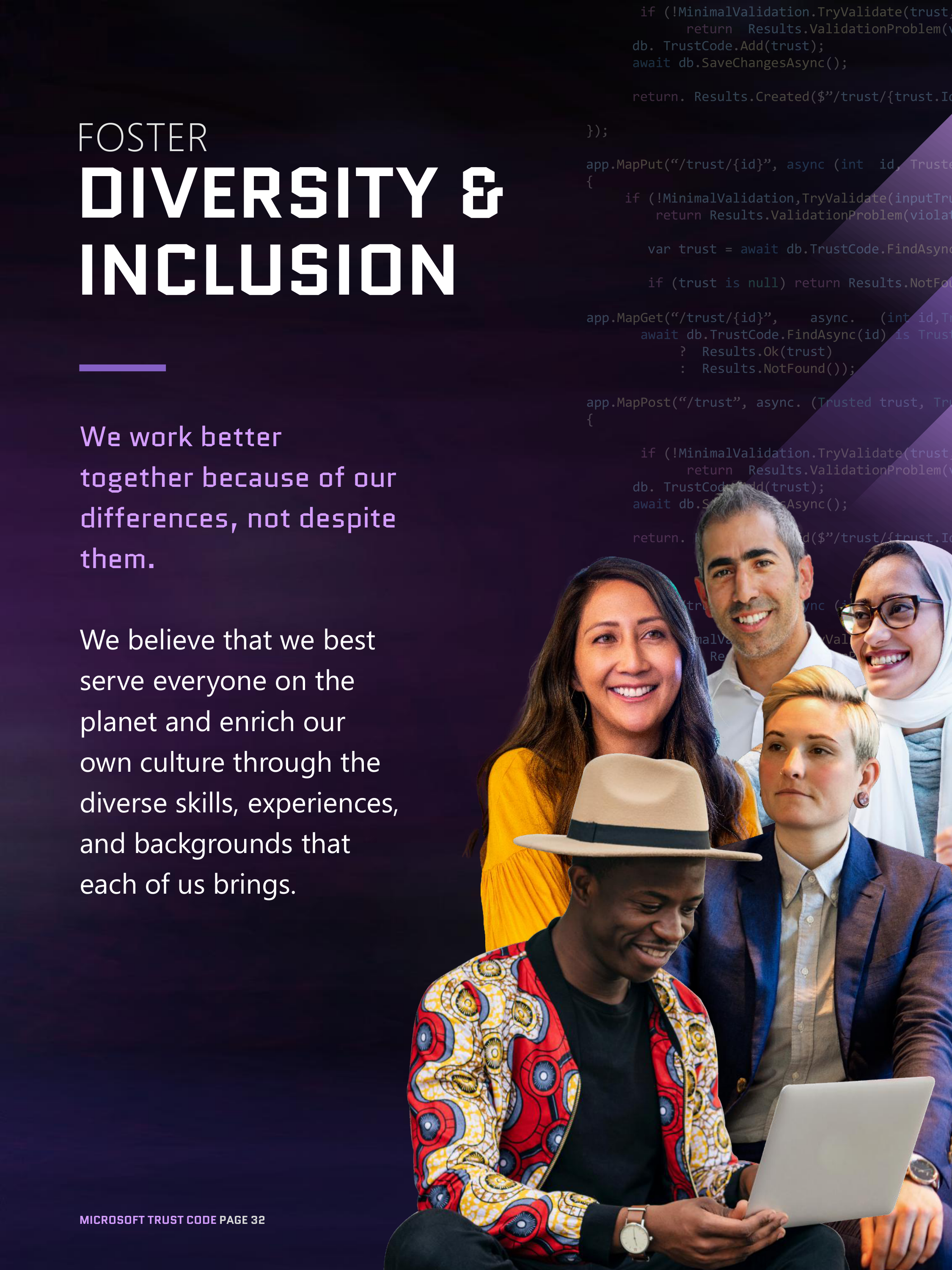 Microsoft Trust Code (Standards of Business Conduct) Handbook — page 32