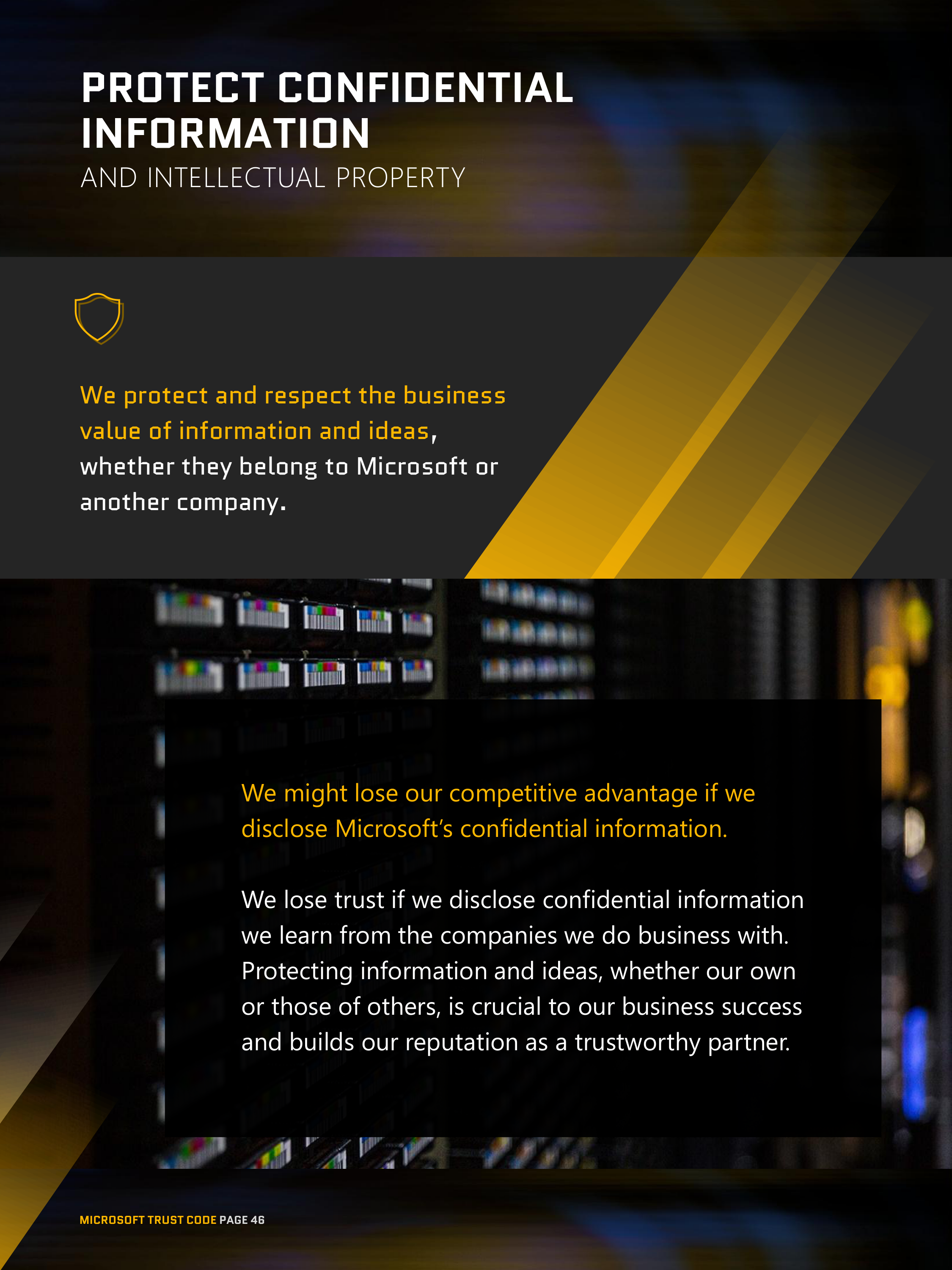 Microsoft Trust Code (Standards of Business Conduct) Handbook — page 46