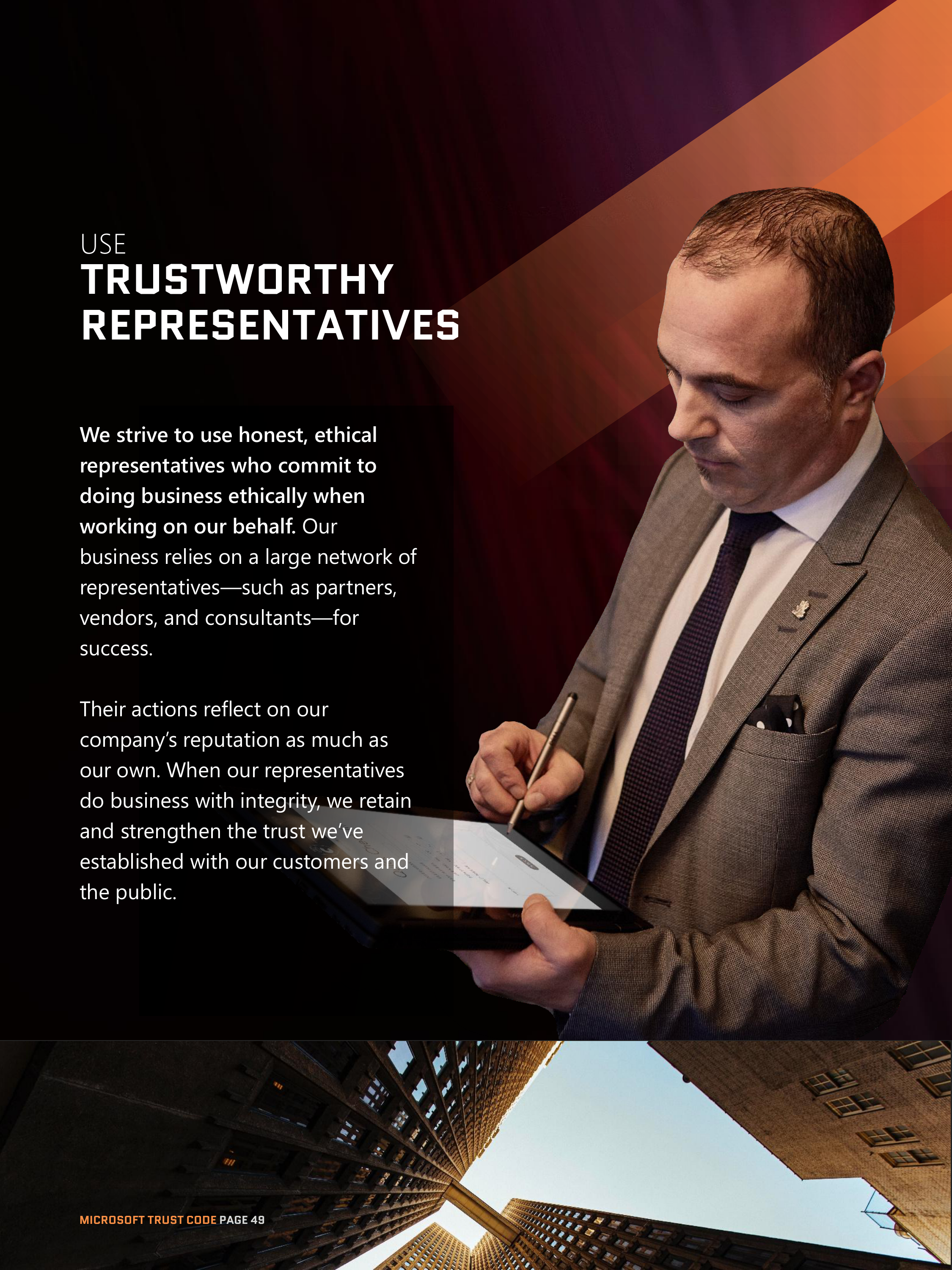 Microsoft Trust Code (Standards of Business Conduct) Handbook — page 49