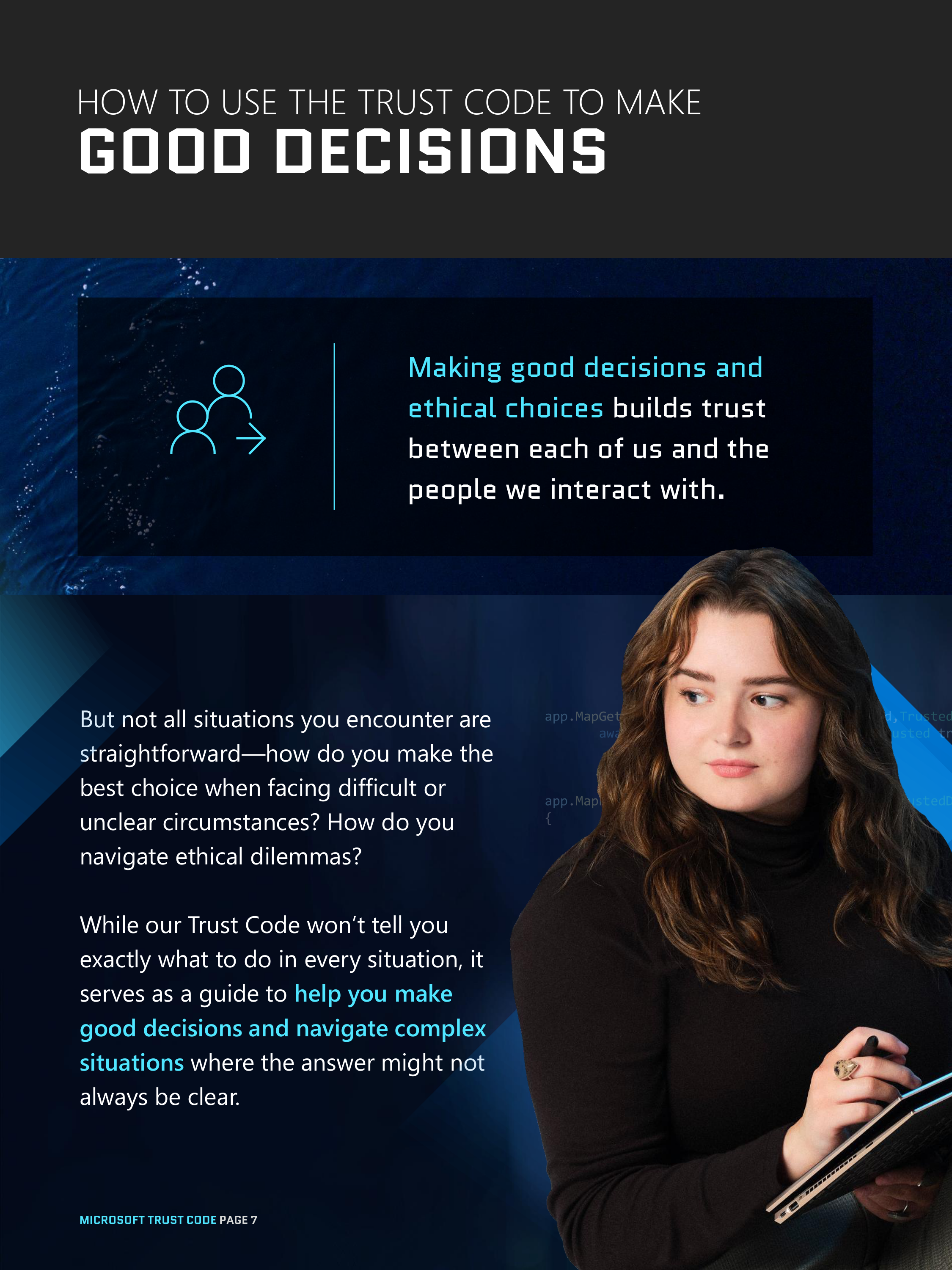 Microsoft Trust Code (Standards of Business Conduct) Handbook — page 7