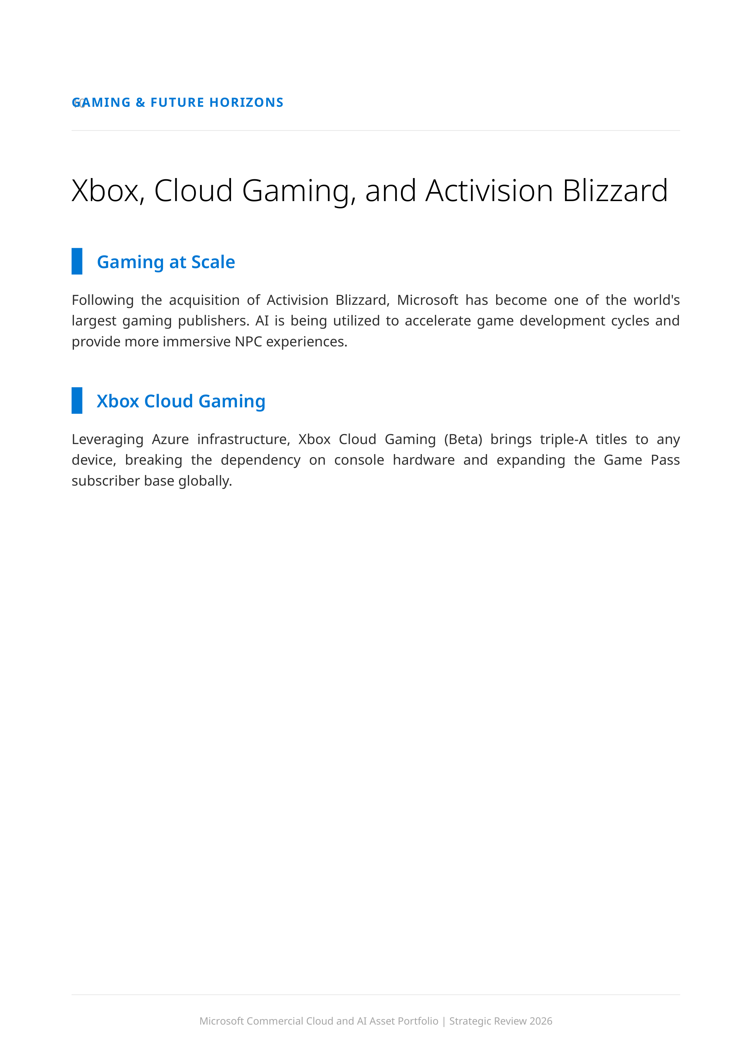 Microsoft’s Commercial Cloud and Artificial Intelligence Asset Portfolio — page 10