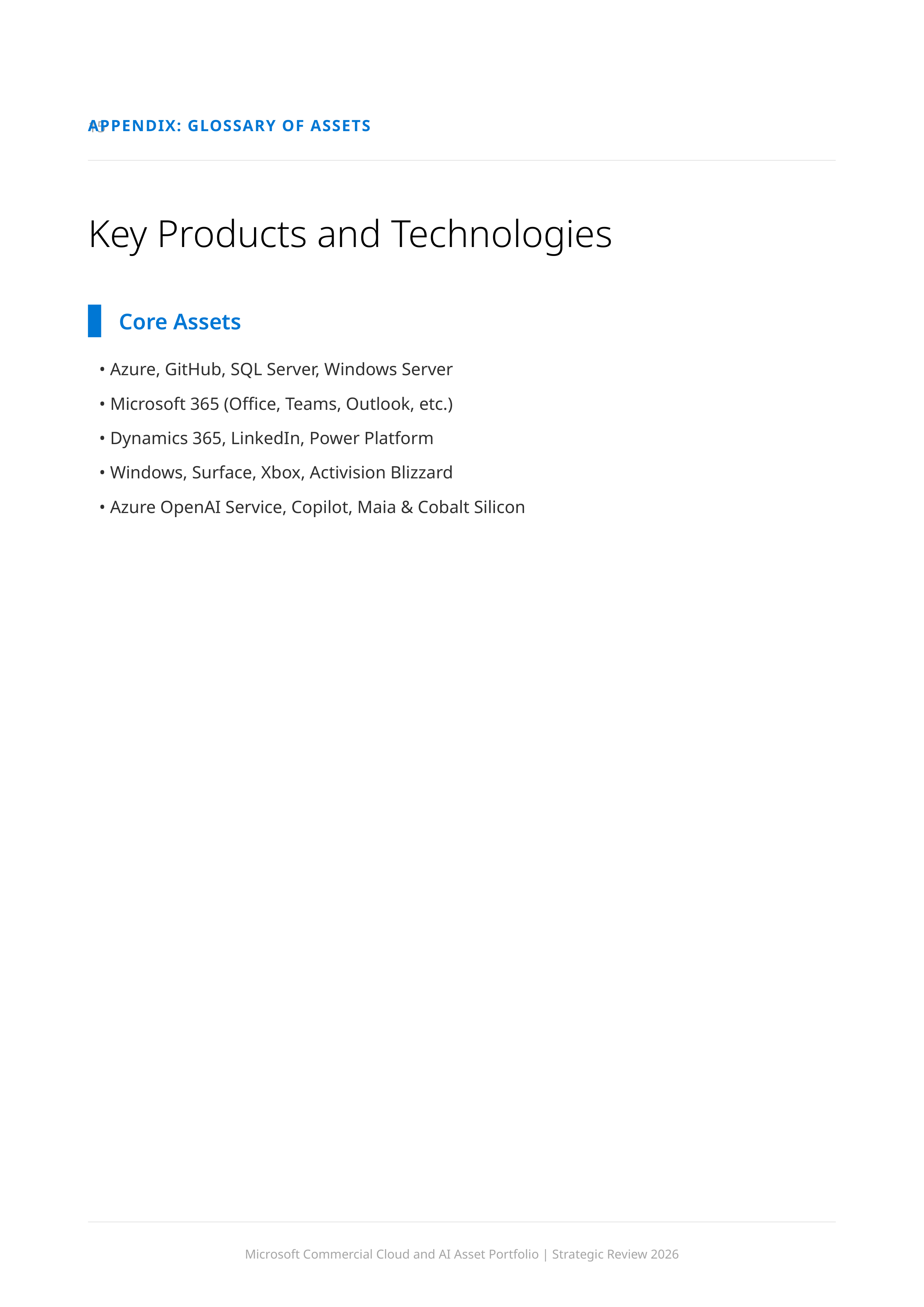 Microsoft’s Commercial Cloud and Artificial Intelligence Asset Portfolio — page 15