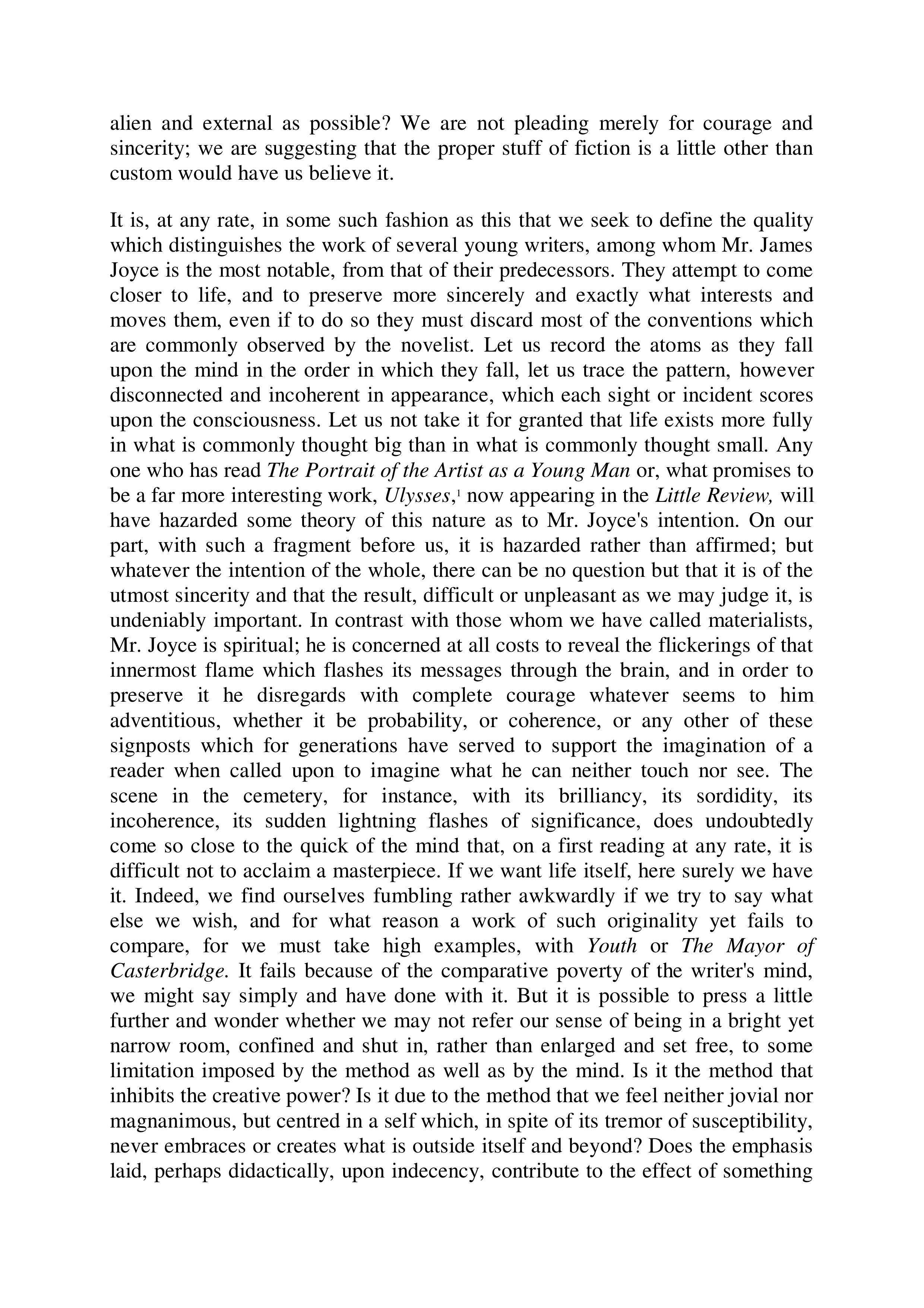 Modern Fiction Essay — page 4