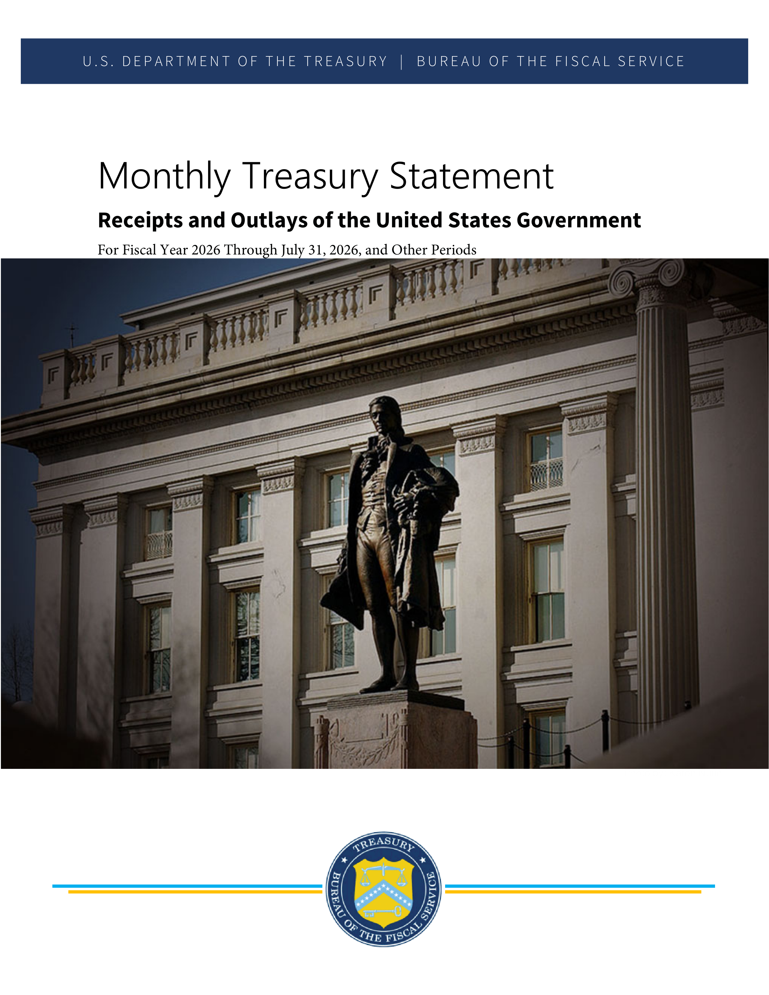 Monthly Treasury Statement — page 1