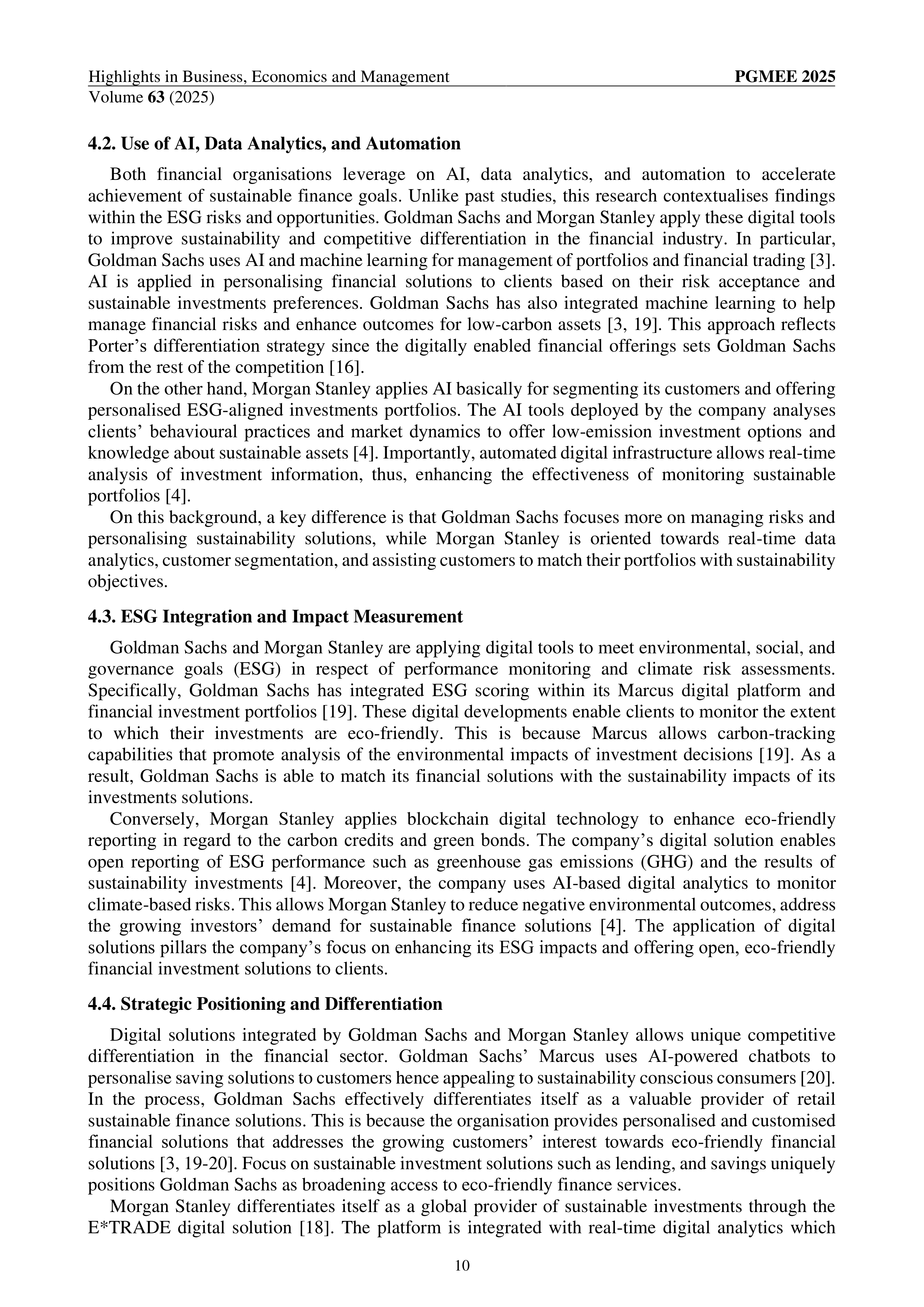 Morgan Stanley Sustainability Report — page 4