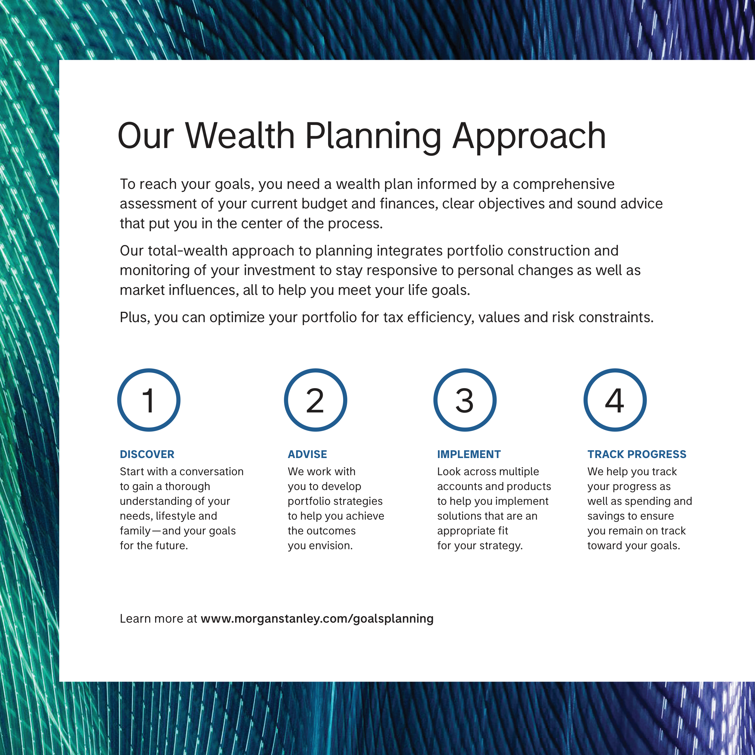 Morgan Stanley Wealth Management Brochure — page 10