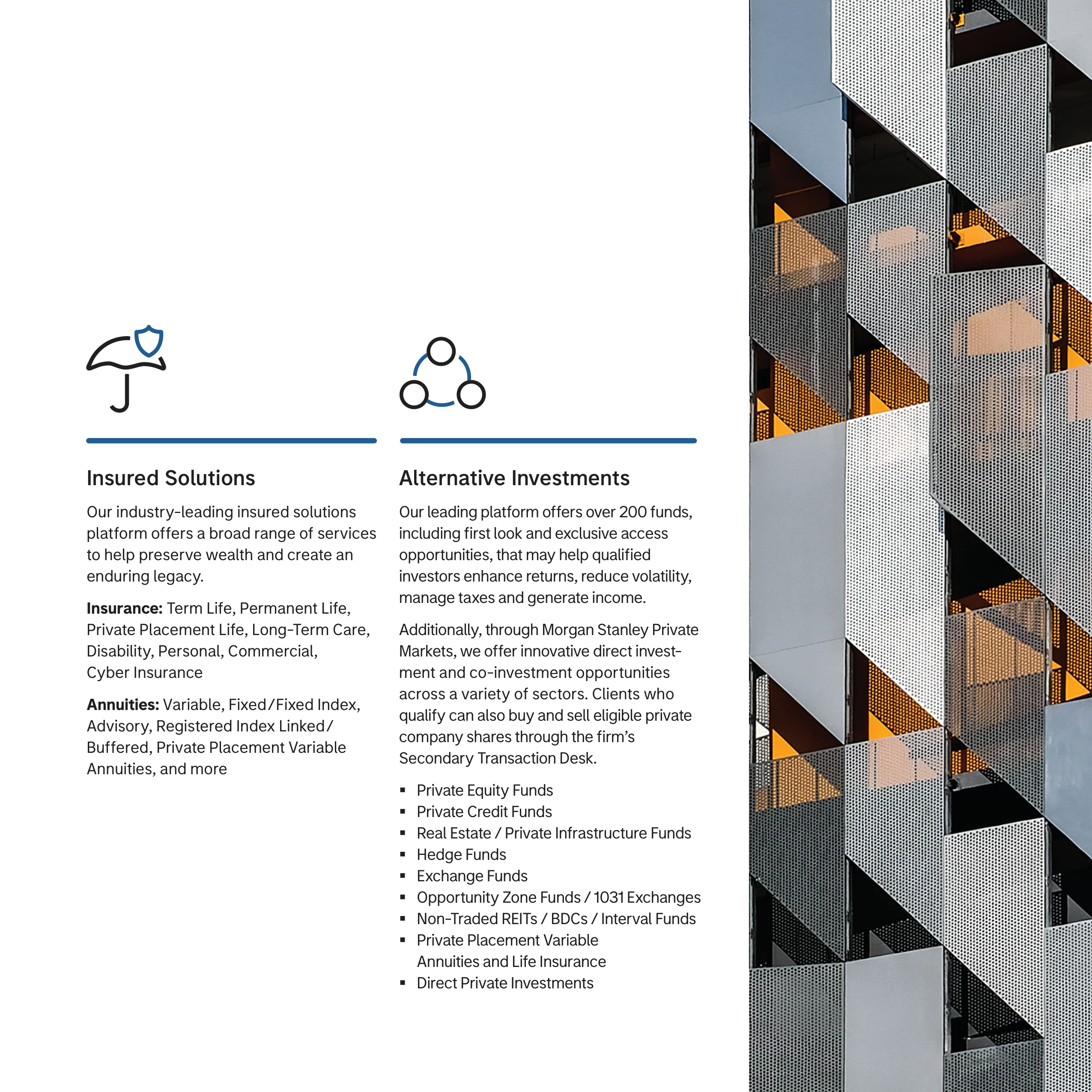 Morgan Stanley Wealth Management Brochure — page 15