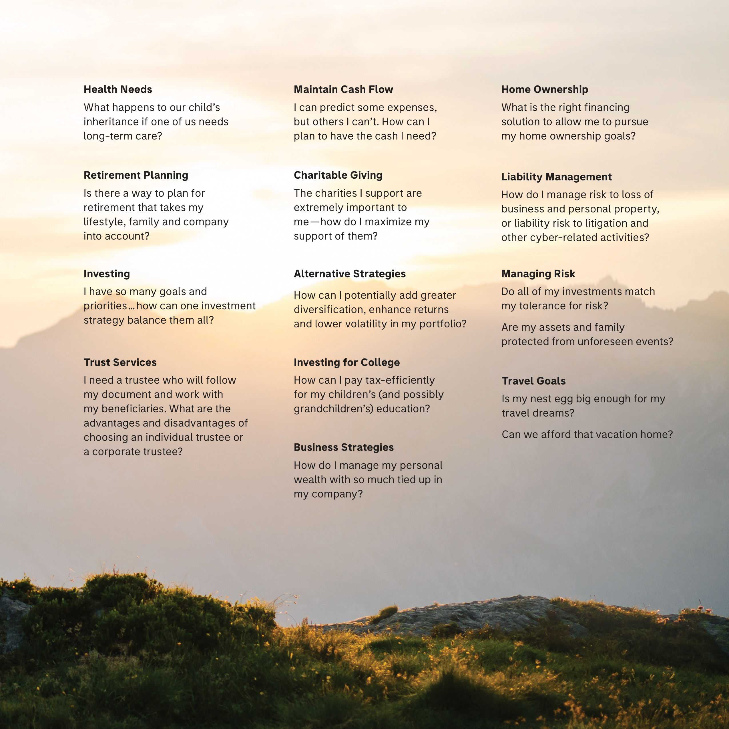 Morgan Stanley Wealth Management Brochure — page 9