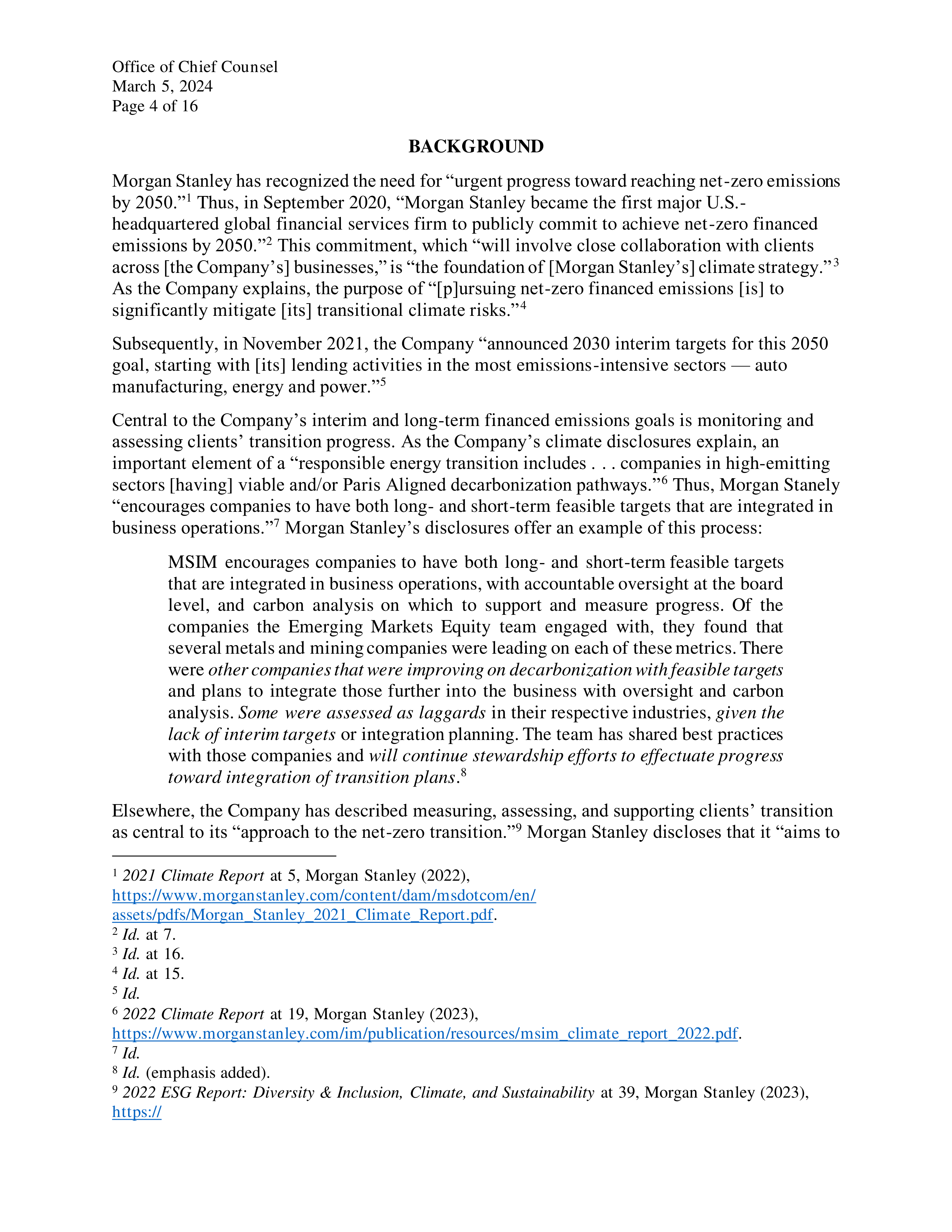 Morgan Stanley Proposal  — page 18