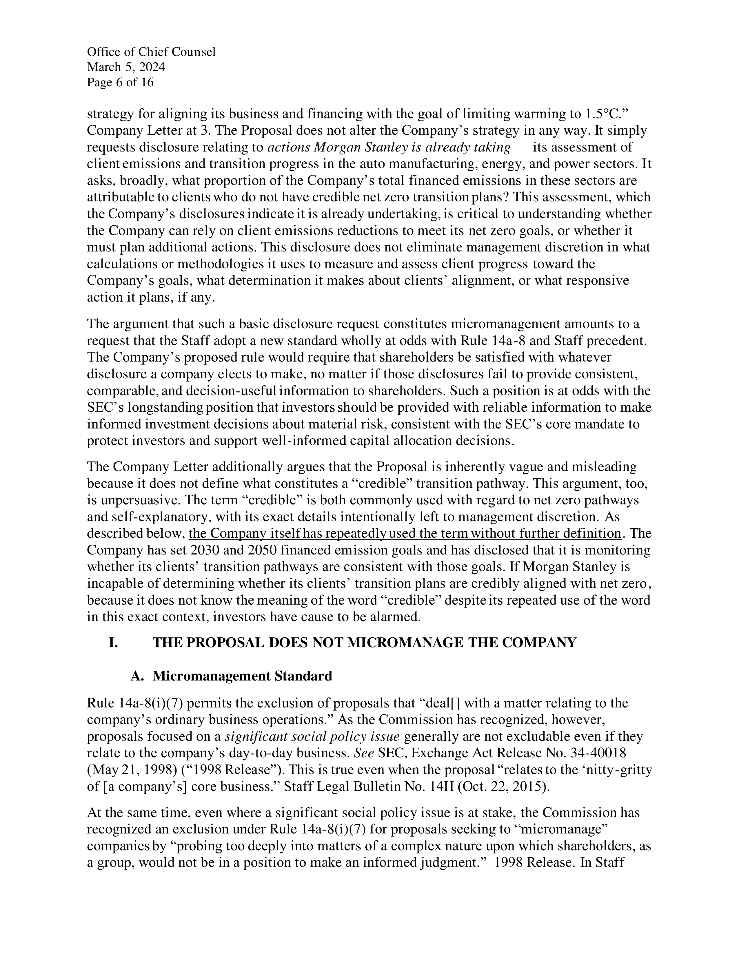 Morgan Stanley Proposal  — page 20
