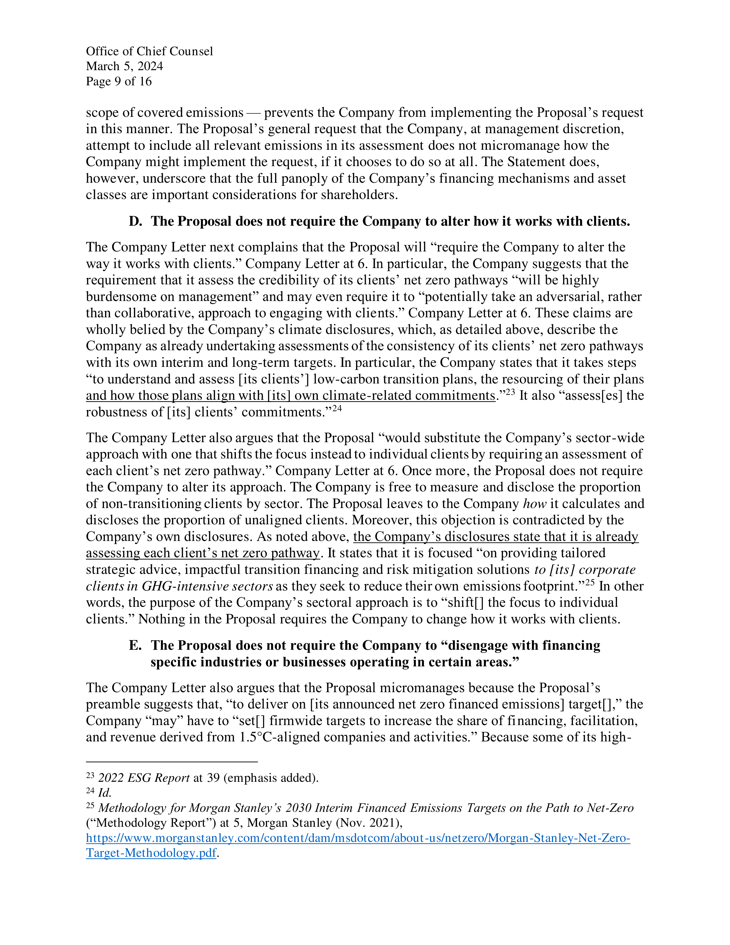 Morgan Stanley Proposal  — page 23