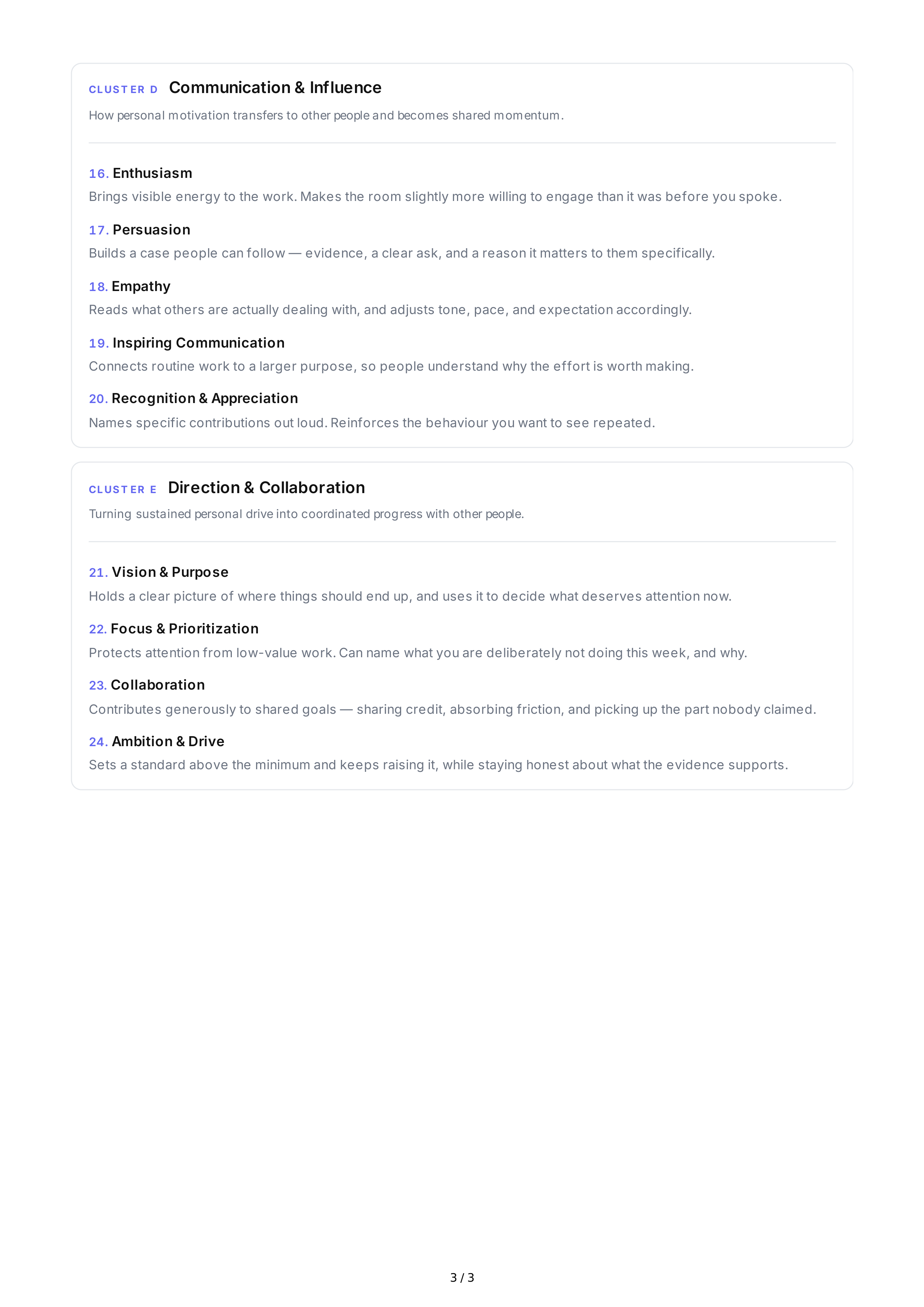 Motivation Soft Skills — page 3