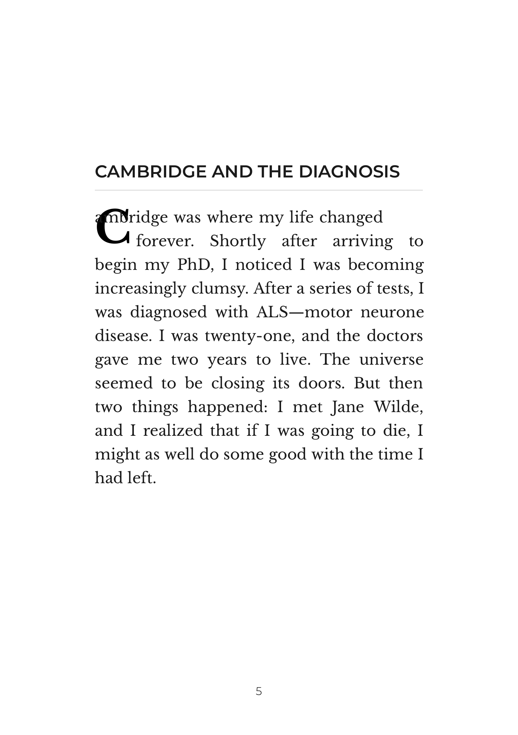My Brief History by Stephen Hawking Physicist and Cosmologist Autobiography — page 5
