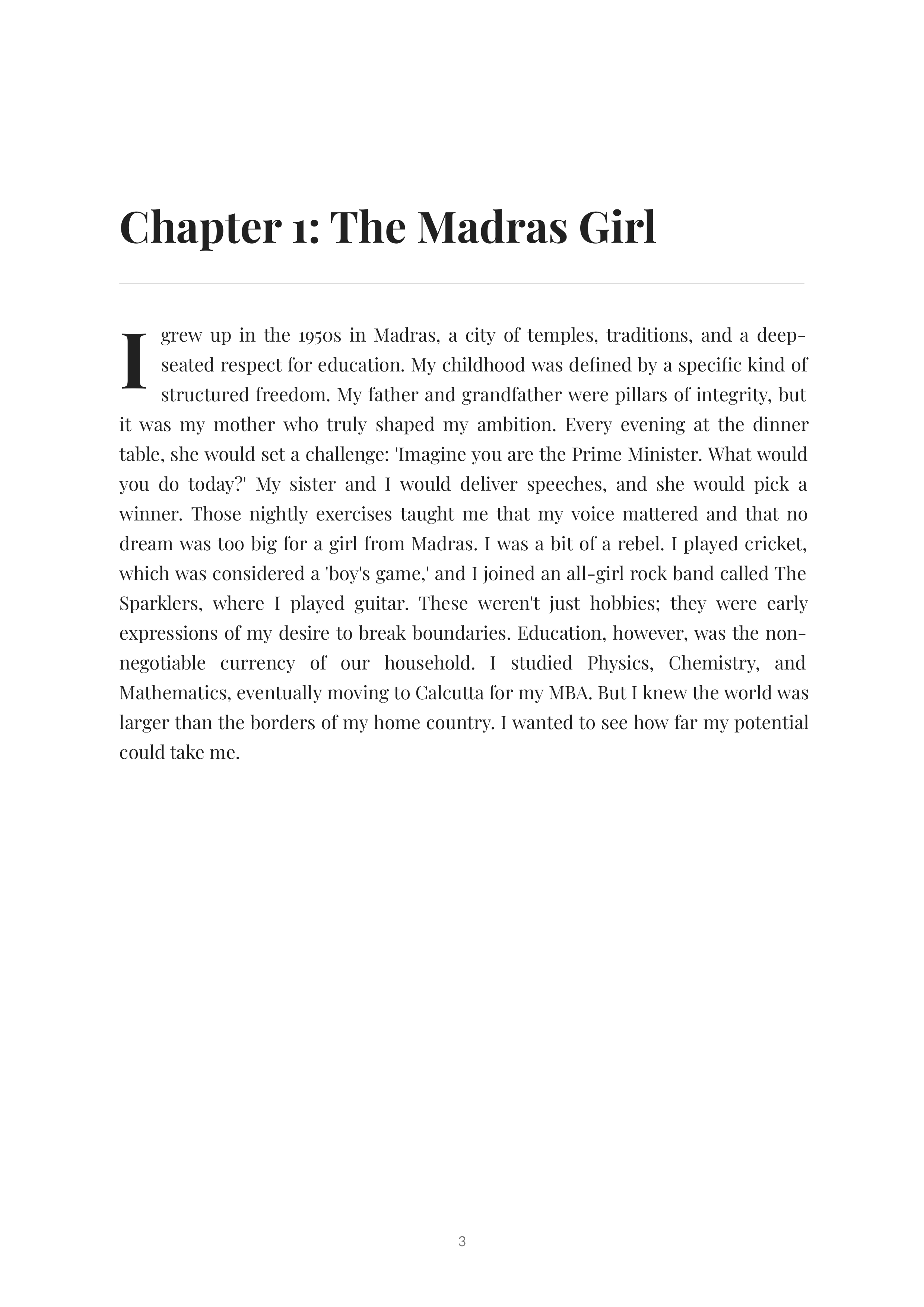 My Life in Full by Indra Nooyi PepsiCo CEO Autobiography — page 3