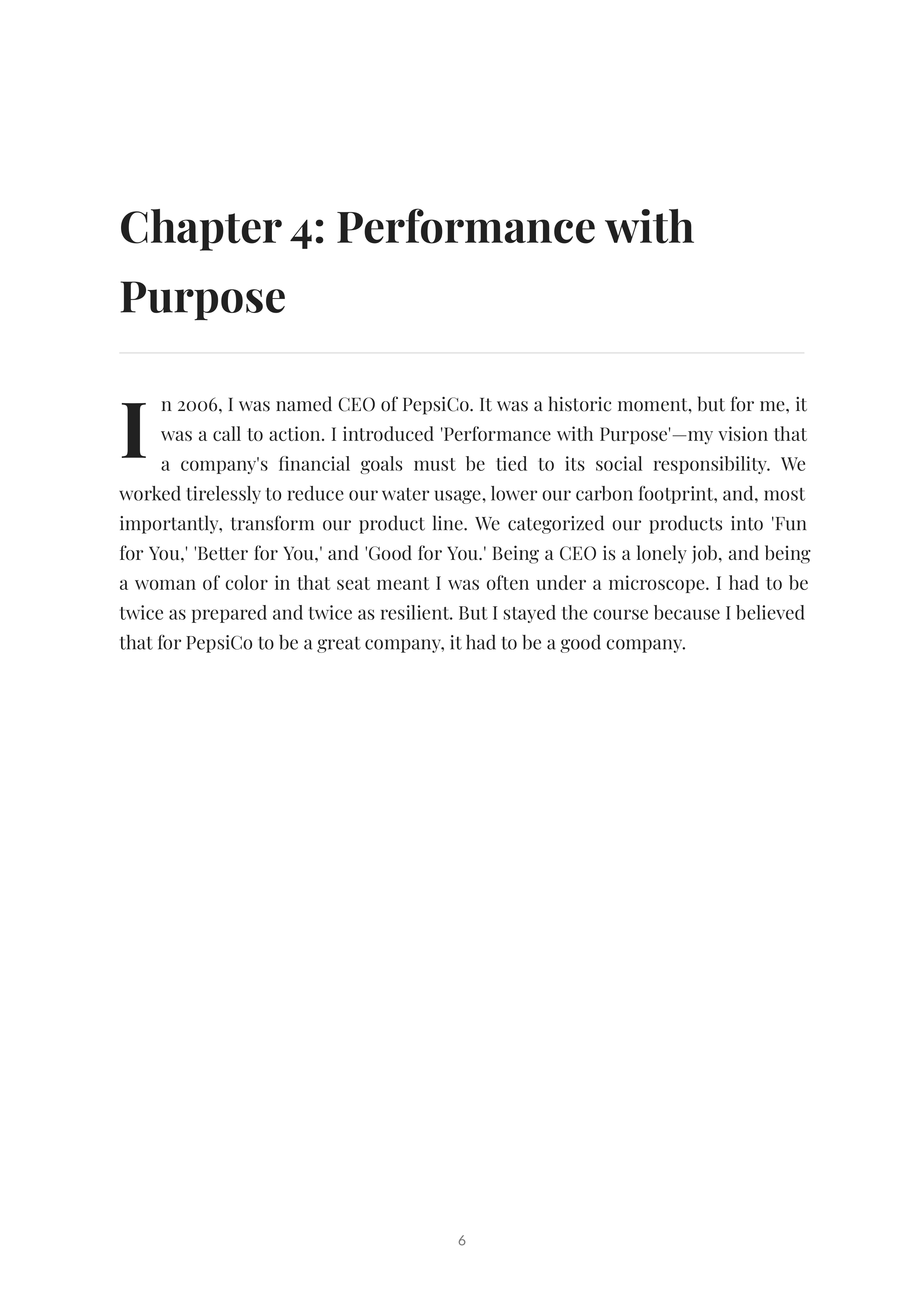 My Life in Full by Indra Nooyi PepsiCo CEO Autobiography — page 6