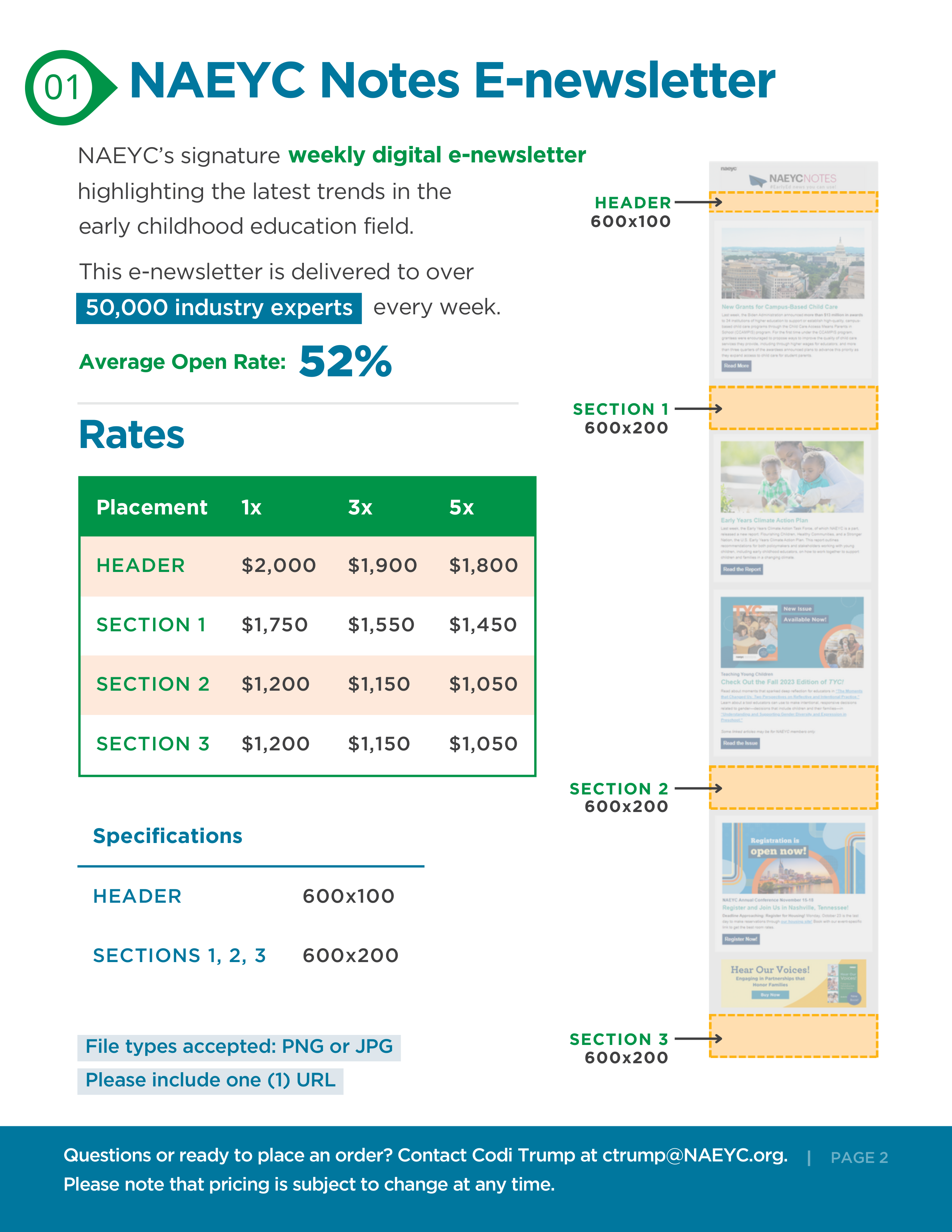 NAEYC Advertising Media Kit — page 2