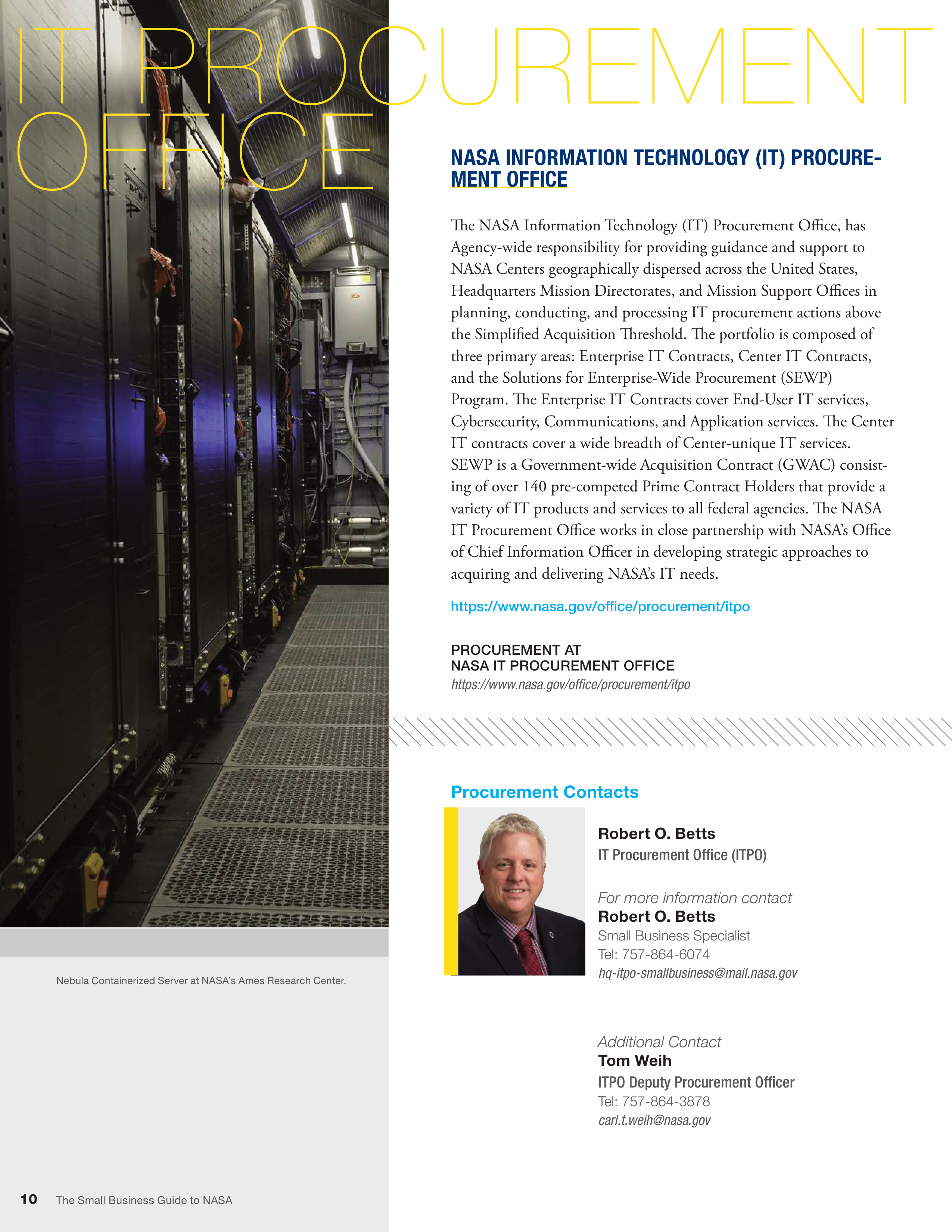 NASA The Small Business Guide to NASA — page 10