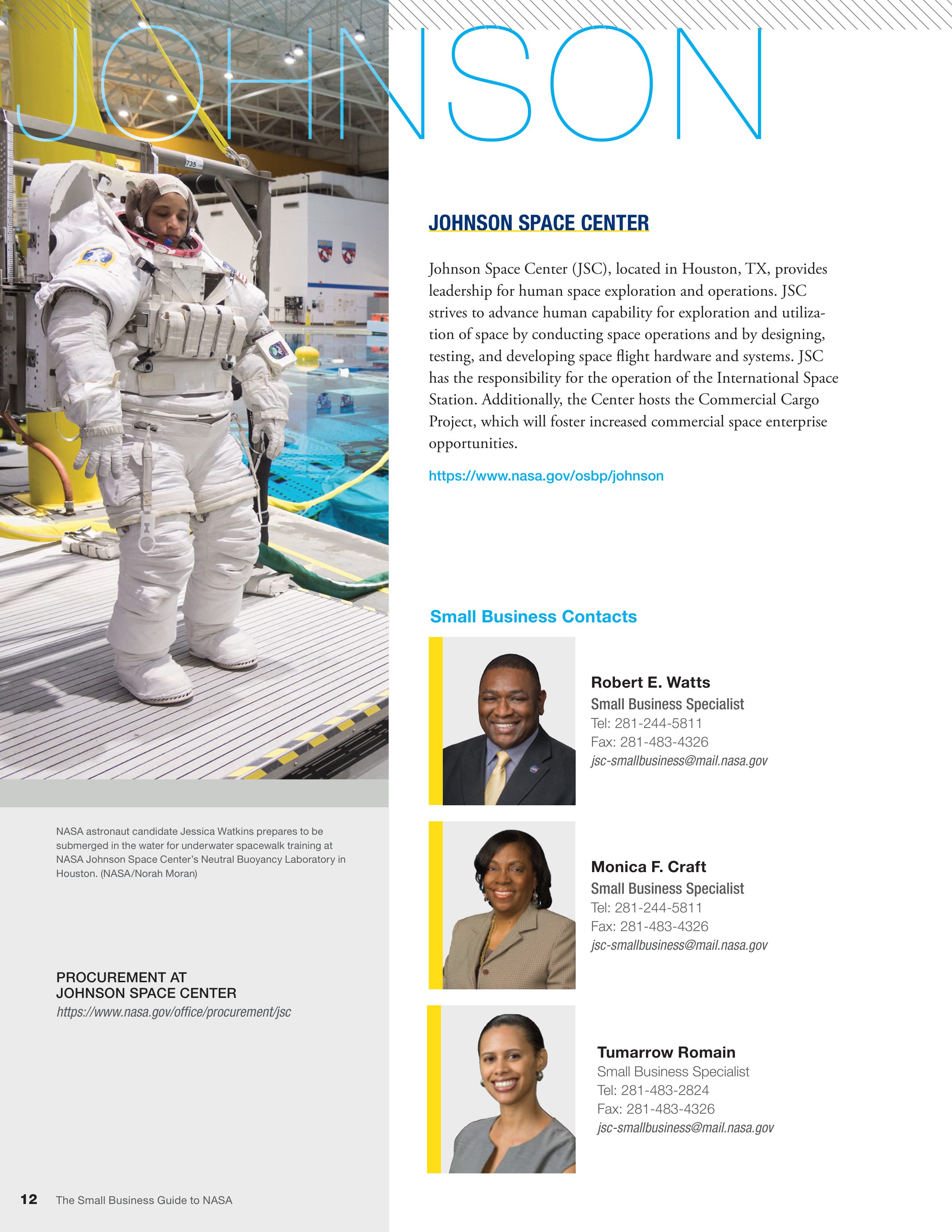 NASA The Small Business Guide to NASA — page 12