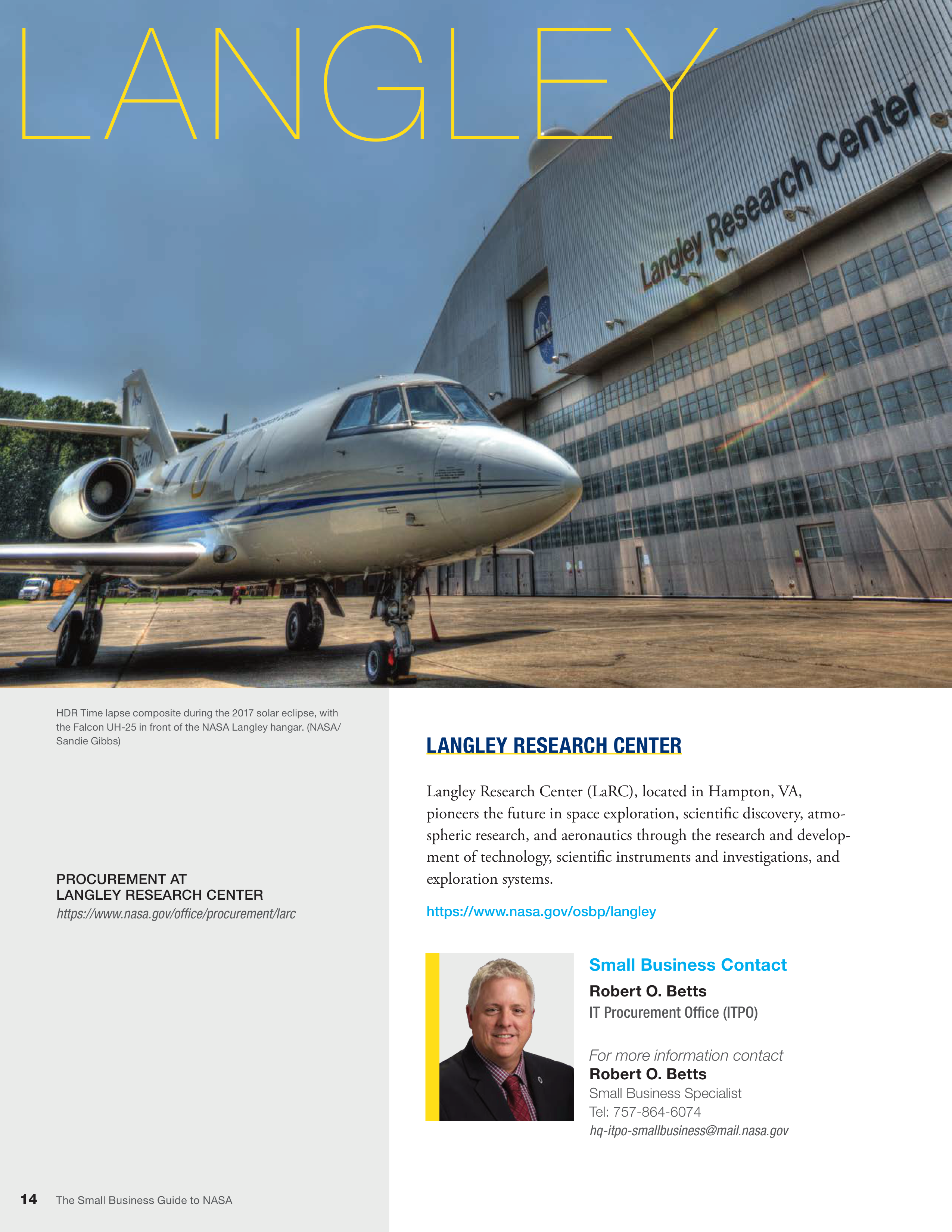 NASA The Small Business Guide to NASA — page 14