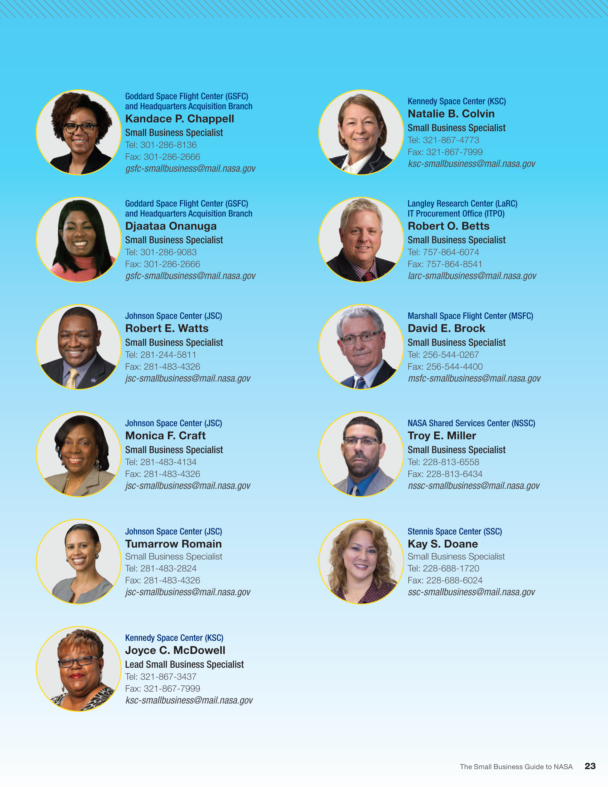 NASA The Small Business Guide to NASA — page 23