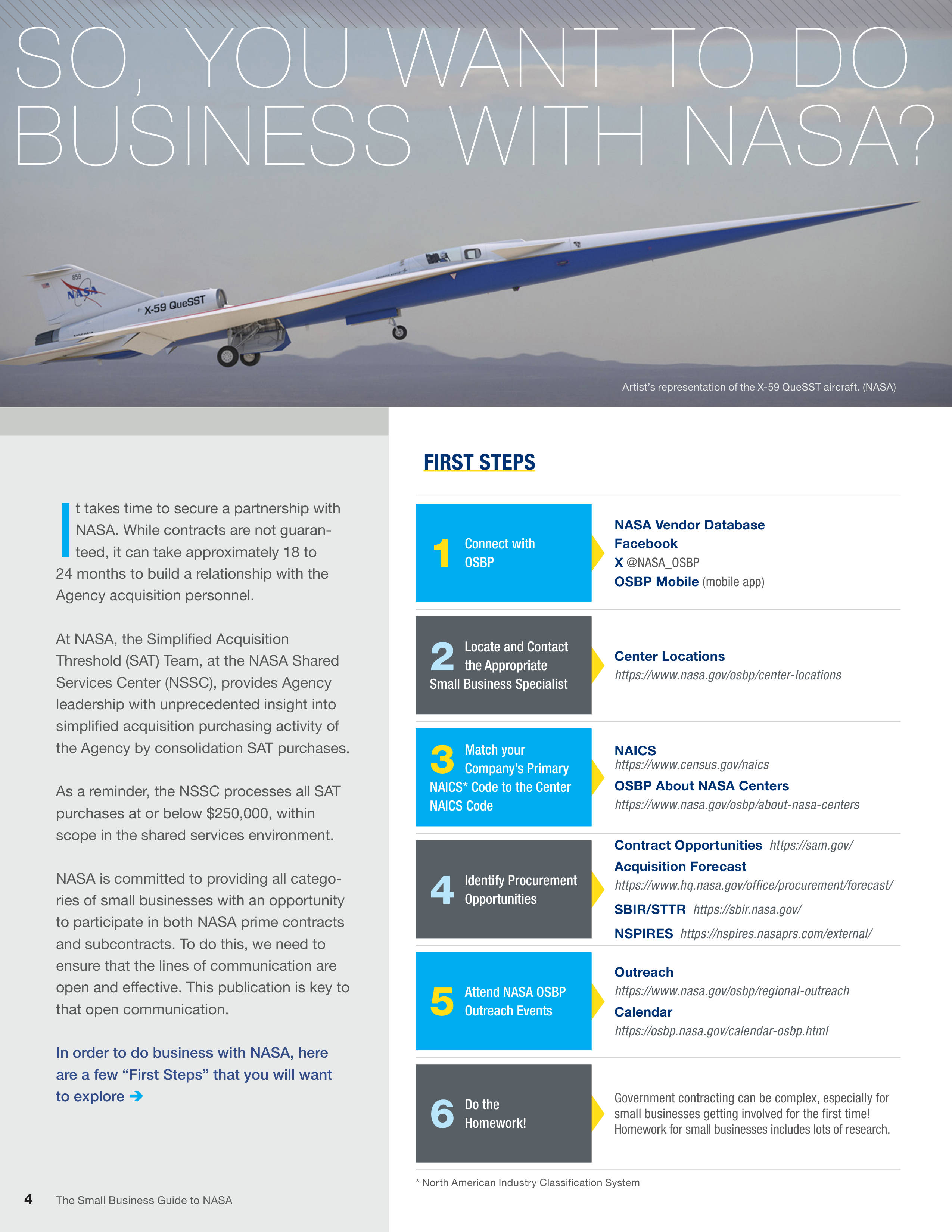 NASA The Small Business Guide to NASA — page 4