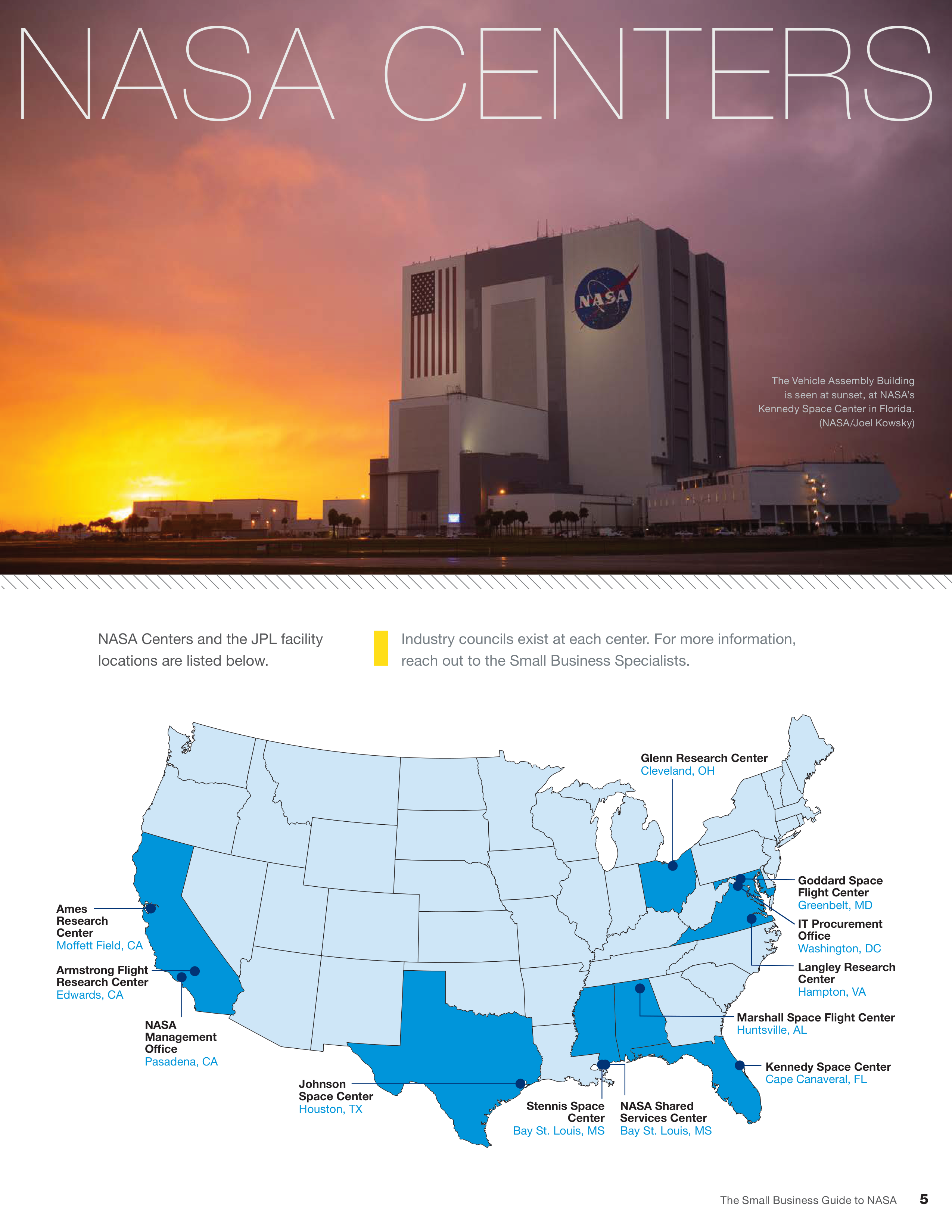 NASA The Small Business Guide to NASA — page 5