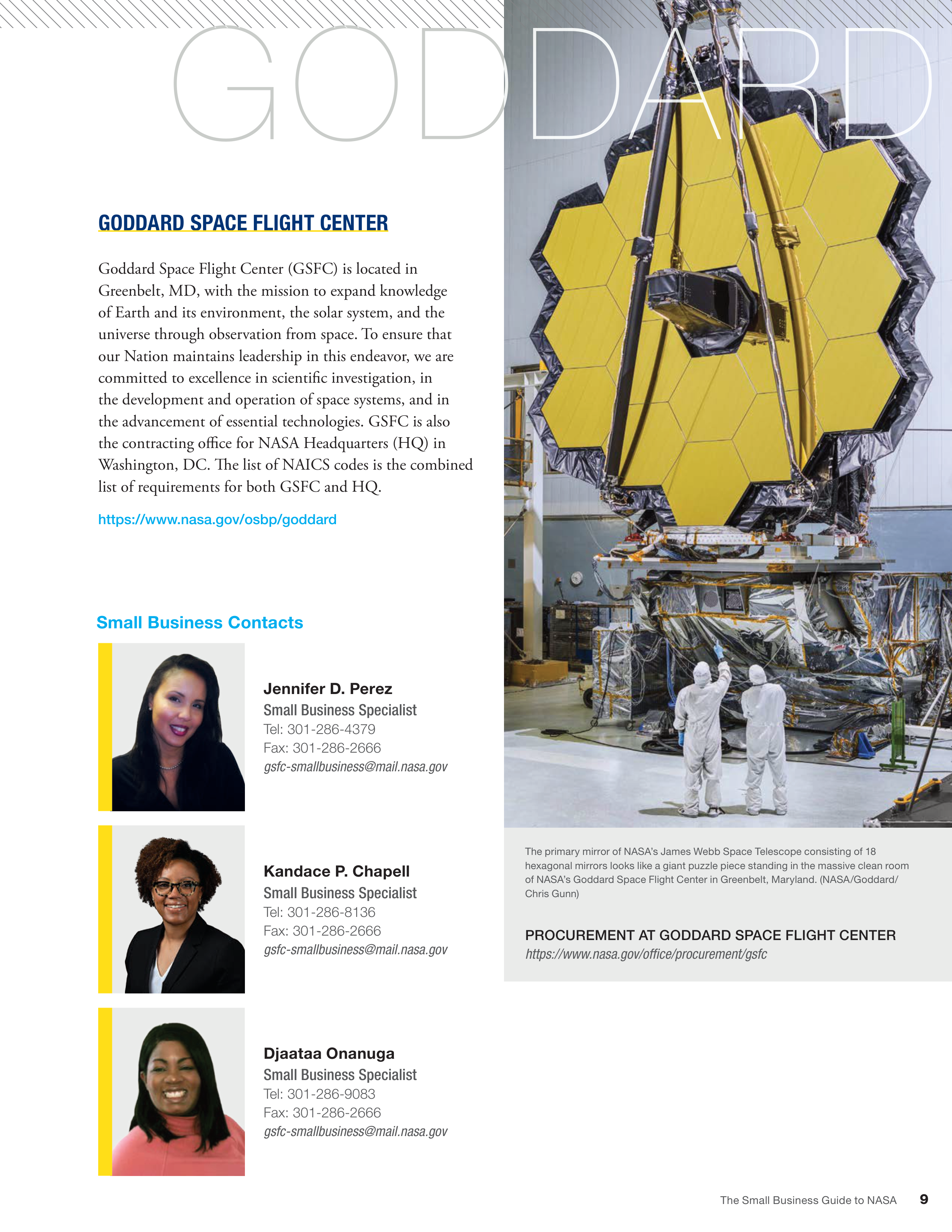 NASA The Small Business Guide to NASA — page 9