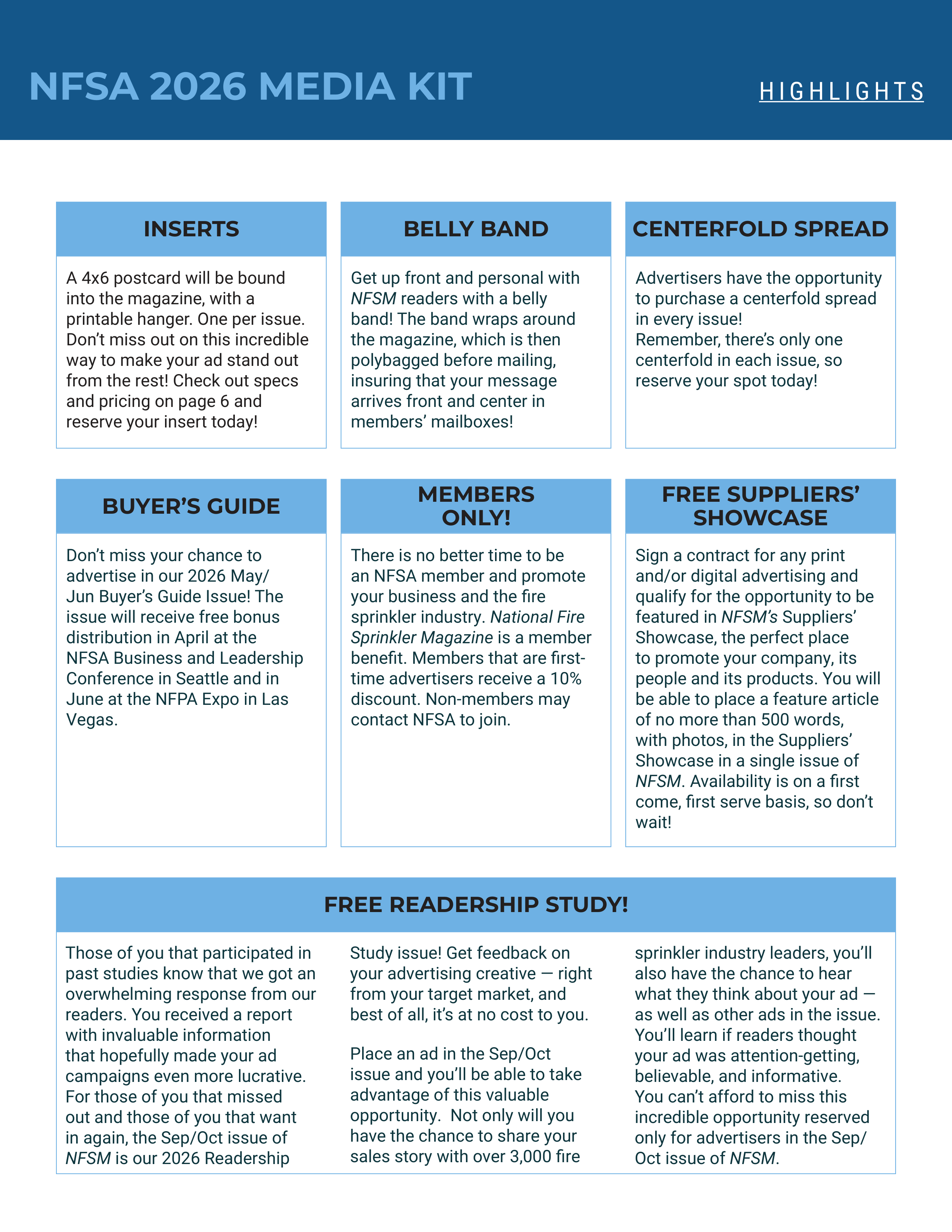 NFSA Media Kit — page 3