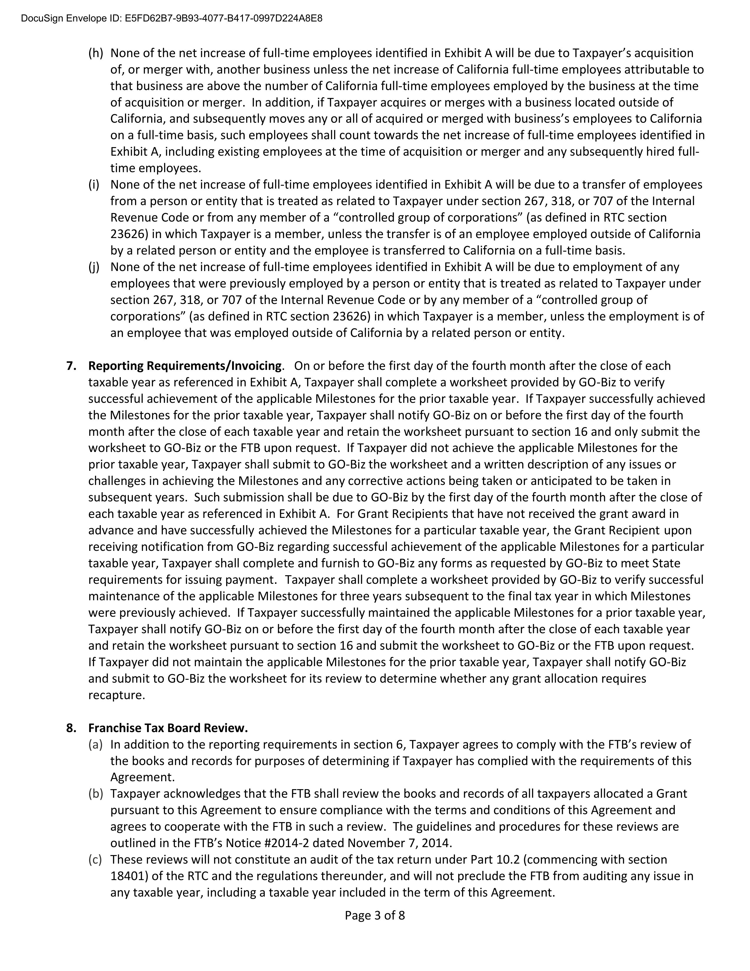 NVIDIA CALIFORNIA COMPETES GRANT AGREEMENT — page 3