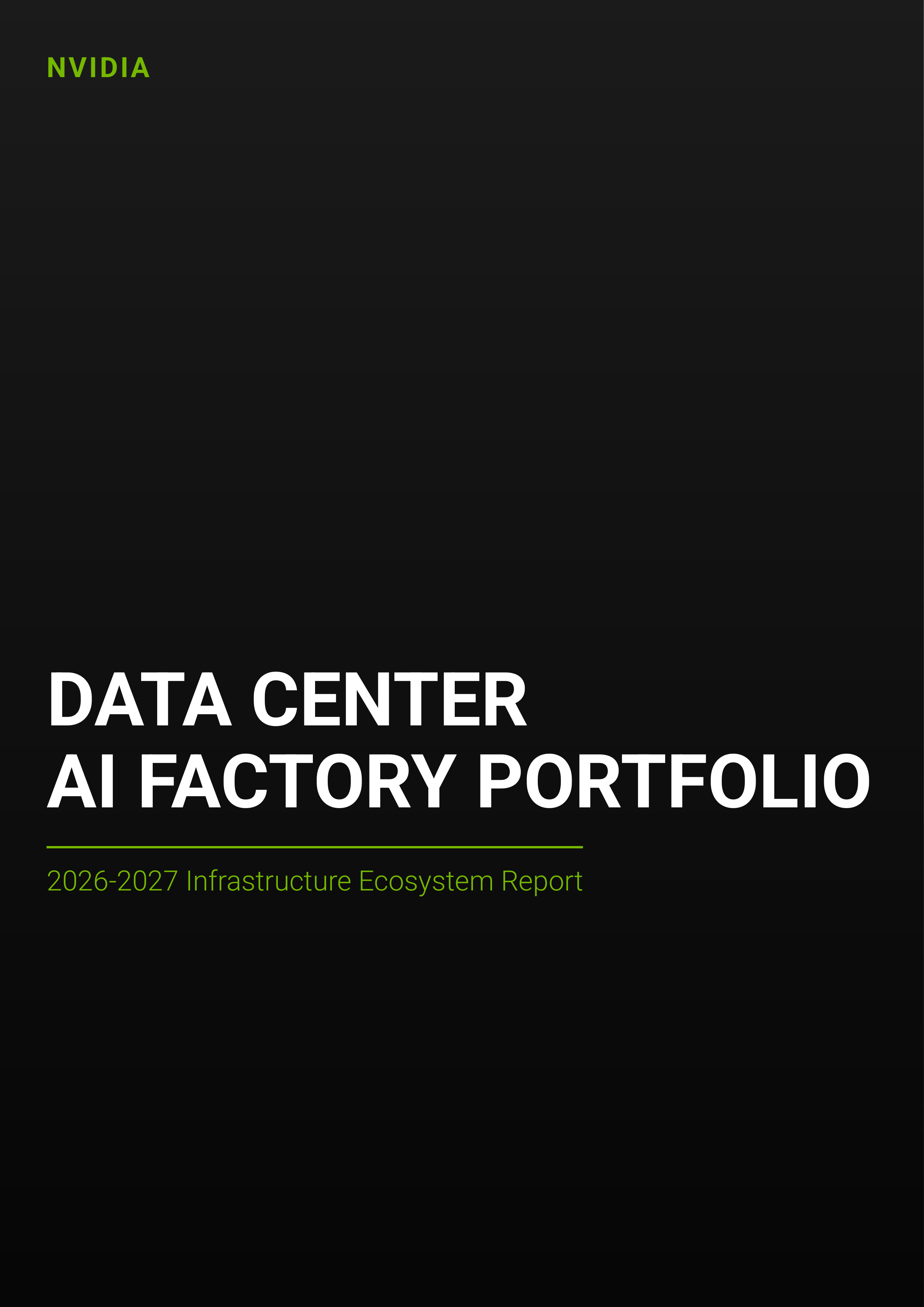 NVIDIA Data Center AI Factory Portfolio — page 1