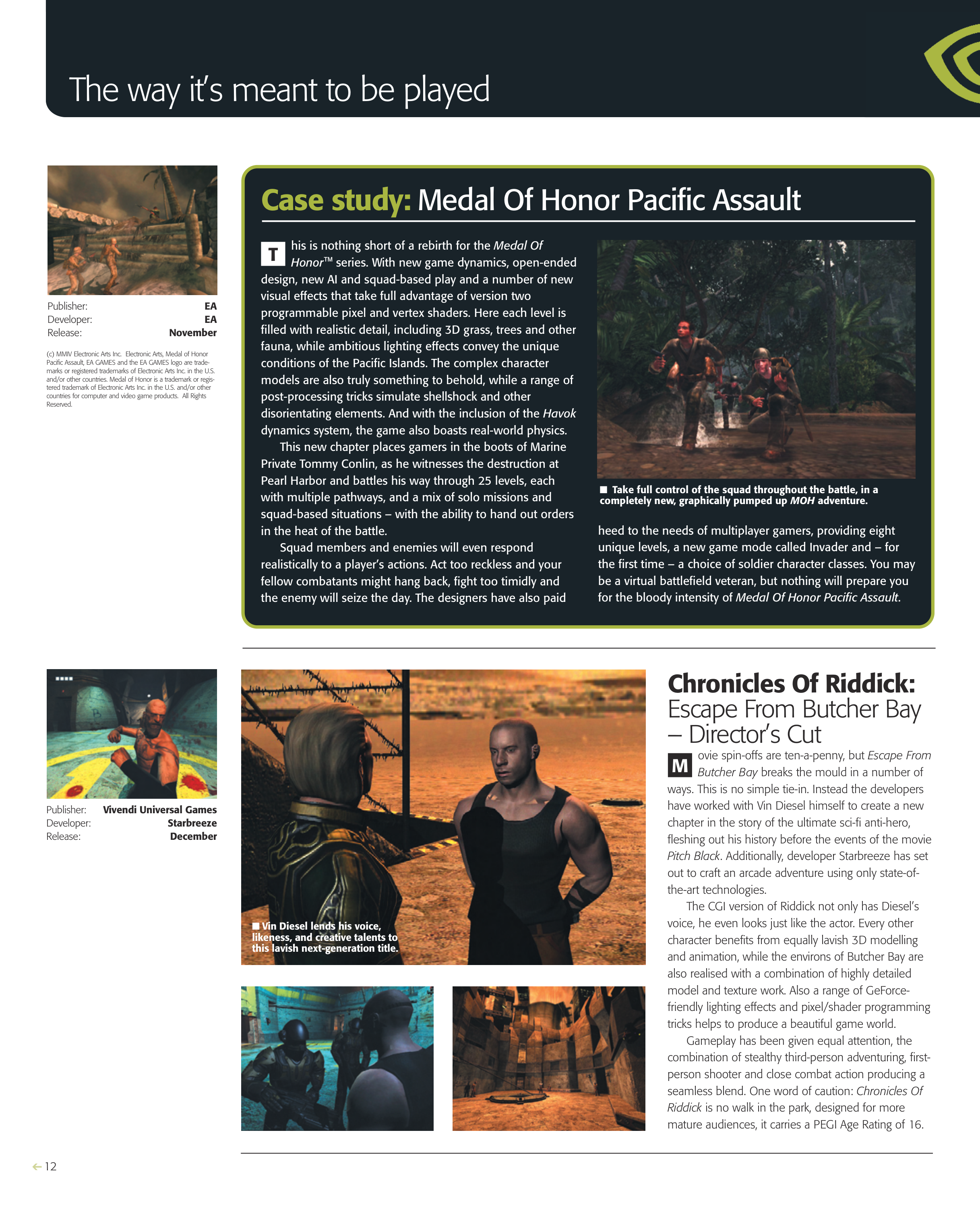 NVIDIA Gaming Magazine — page 12