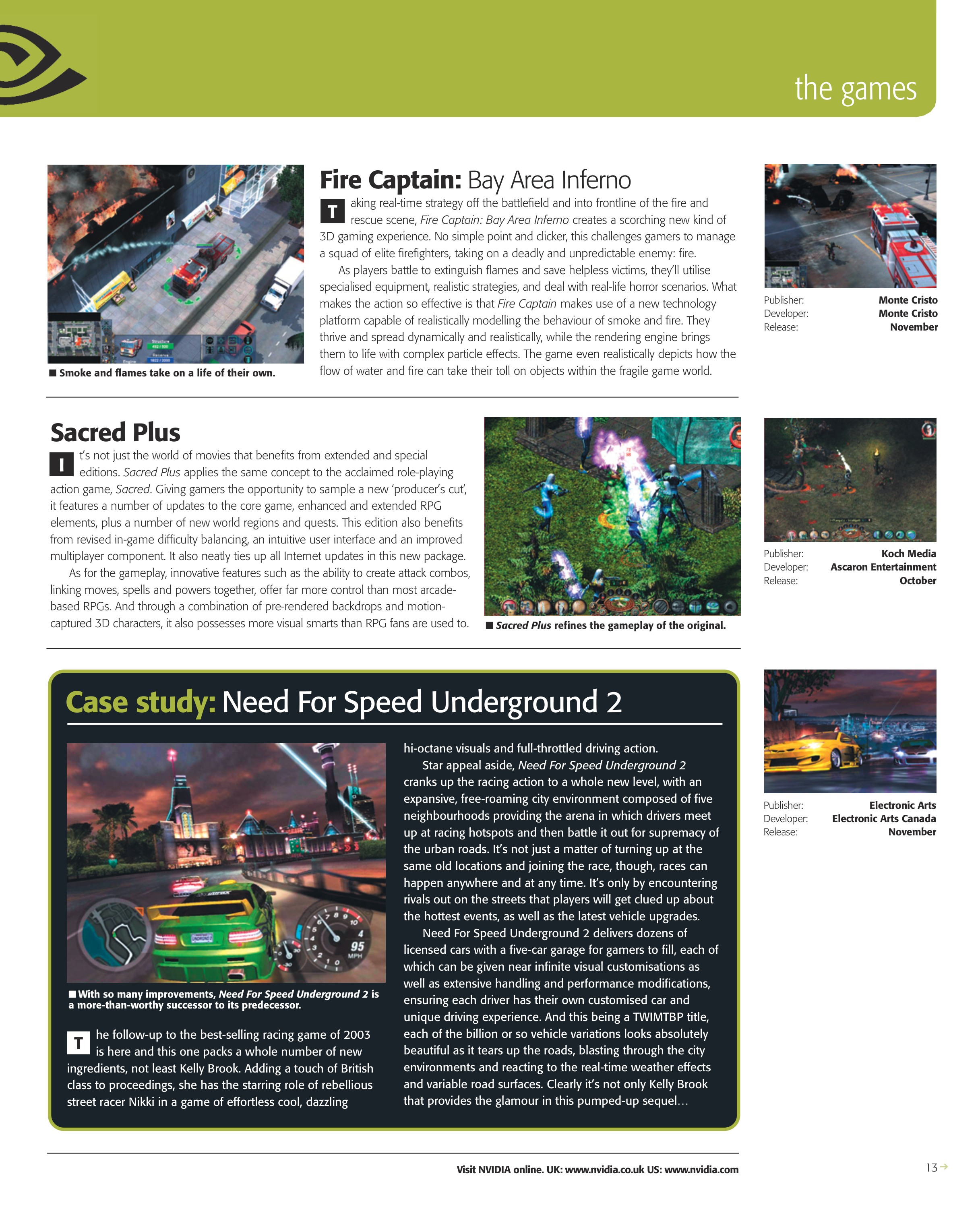NVIDIA Gaming Magazine — page 13