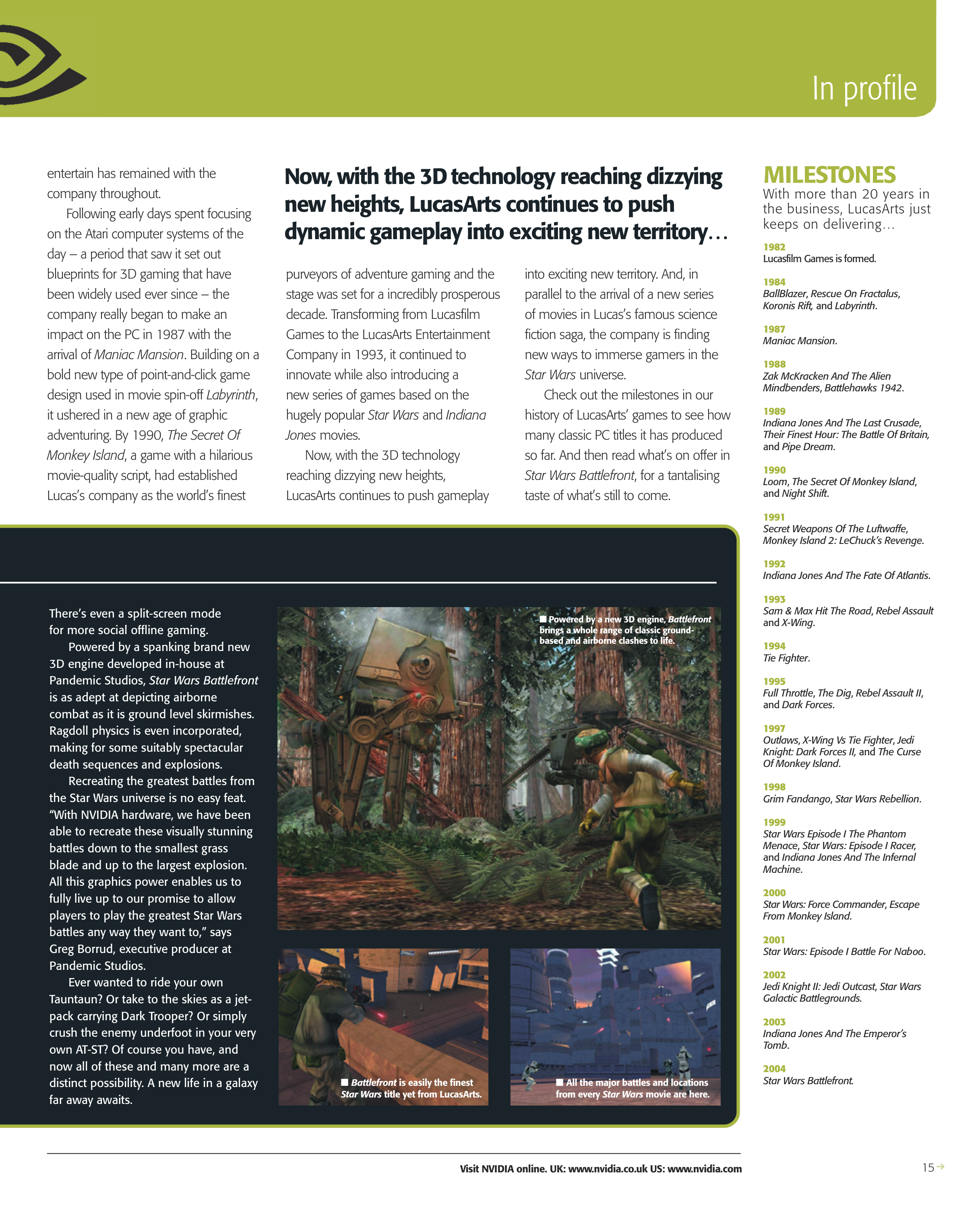 NVIDIA Gaming Magazine — page 15
