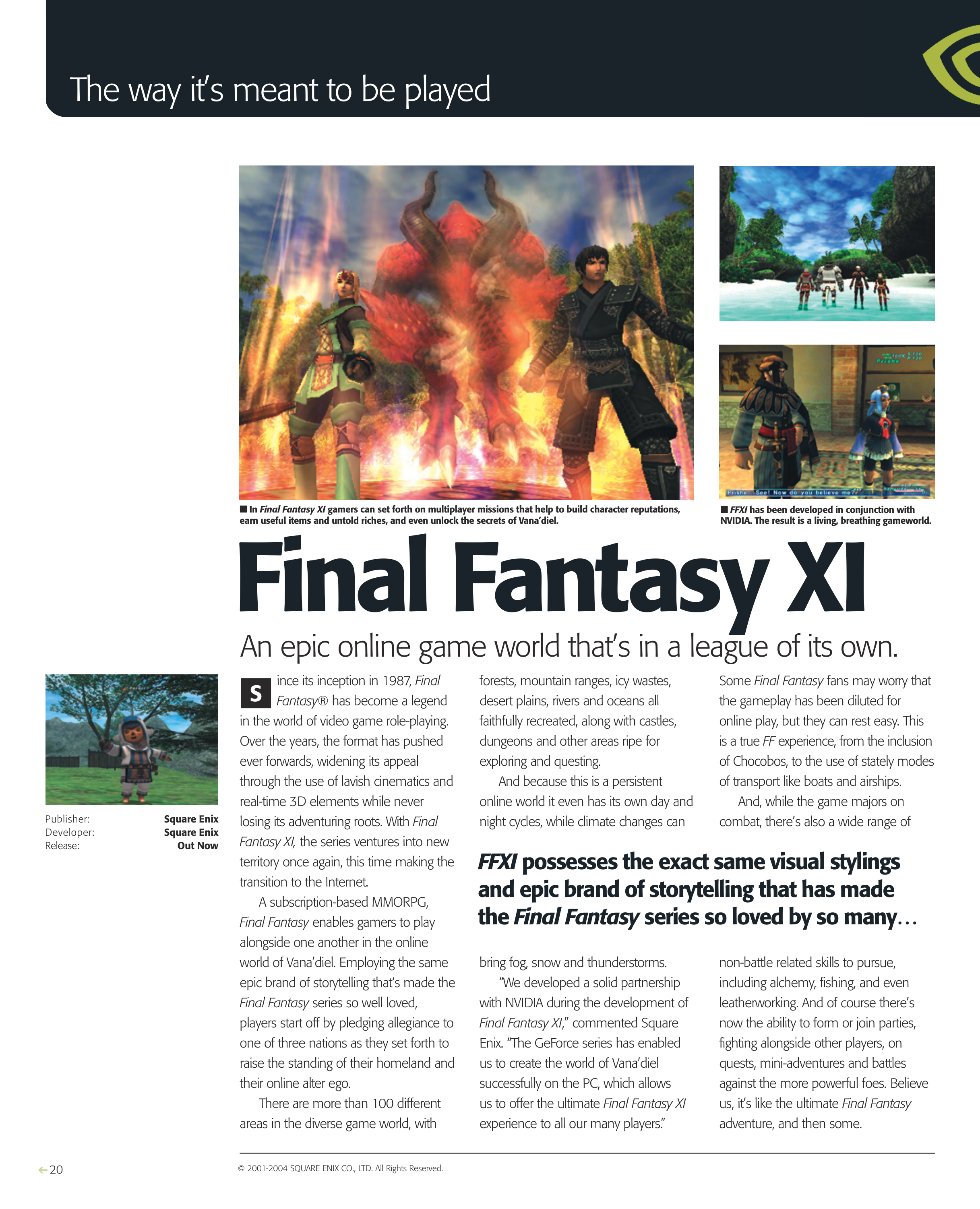 NVIDIA Gaming Magazine — page 20