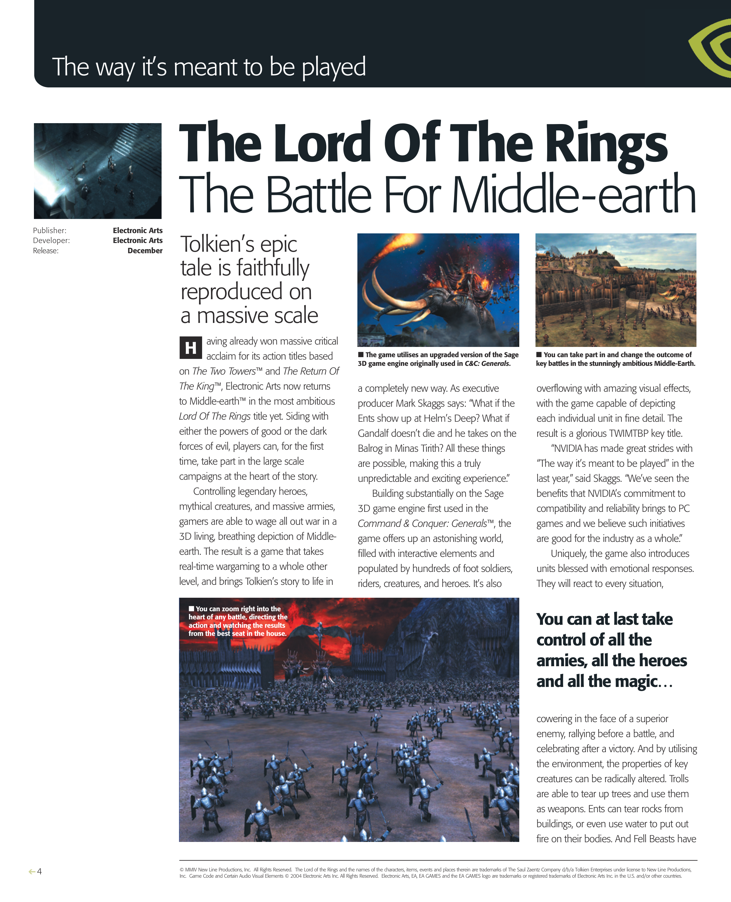 NVIDIA Gaming Magazine — page 4