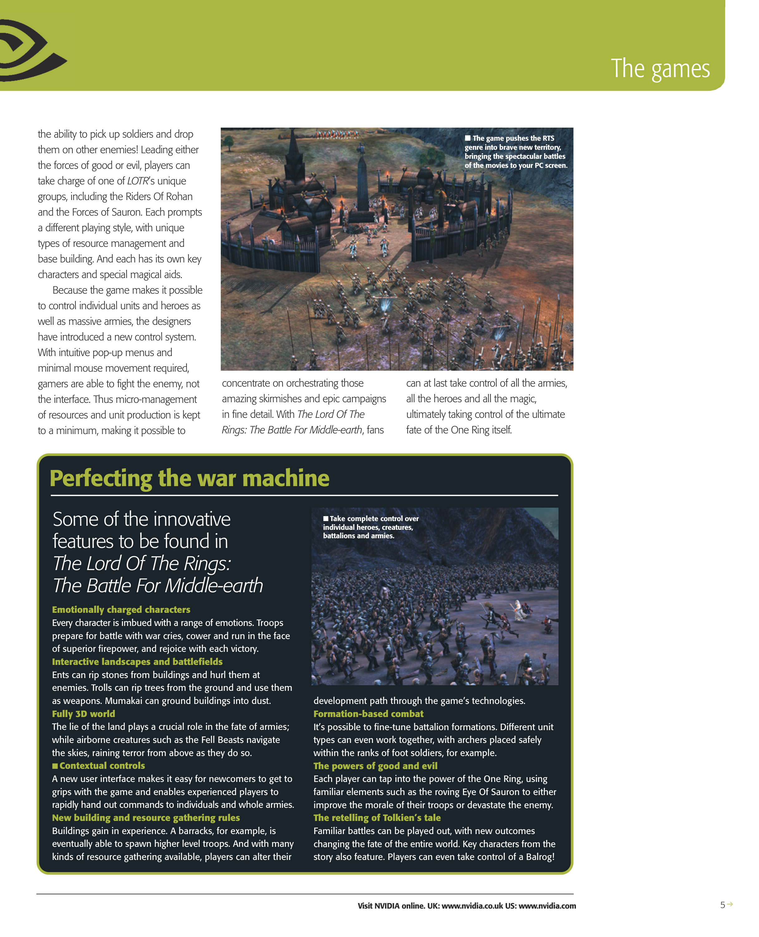 NVIDIA Gaming Magazine — page 5