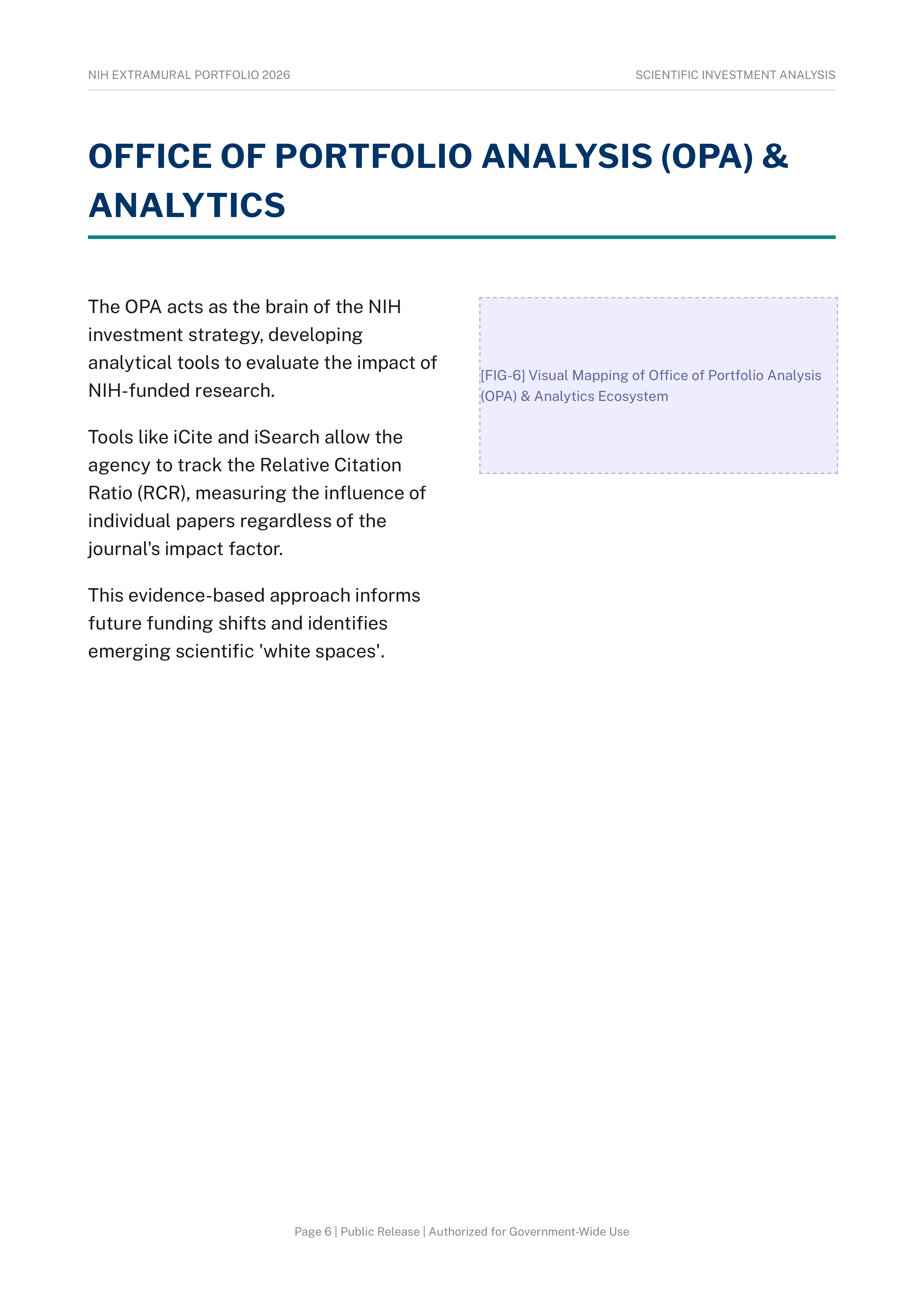 National Institutes of Health’s (NIH) Extramural Research Grants & Awards Portfolio — page 6