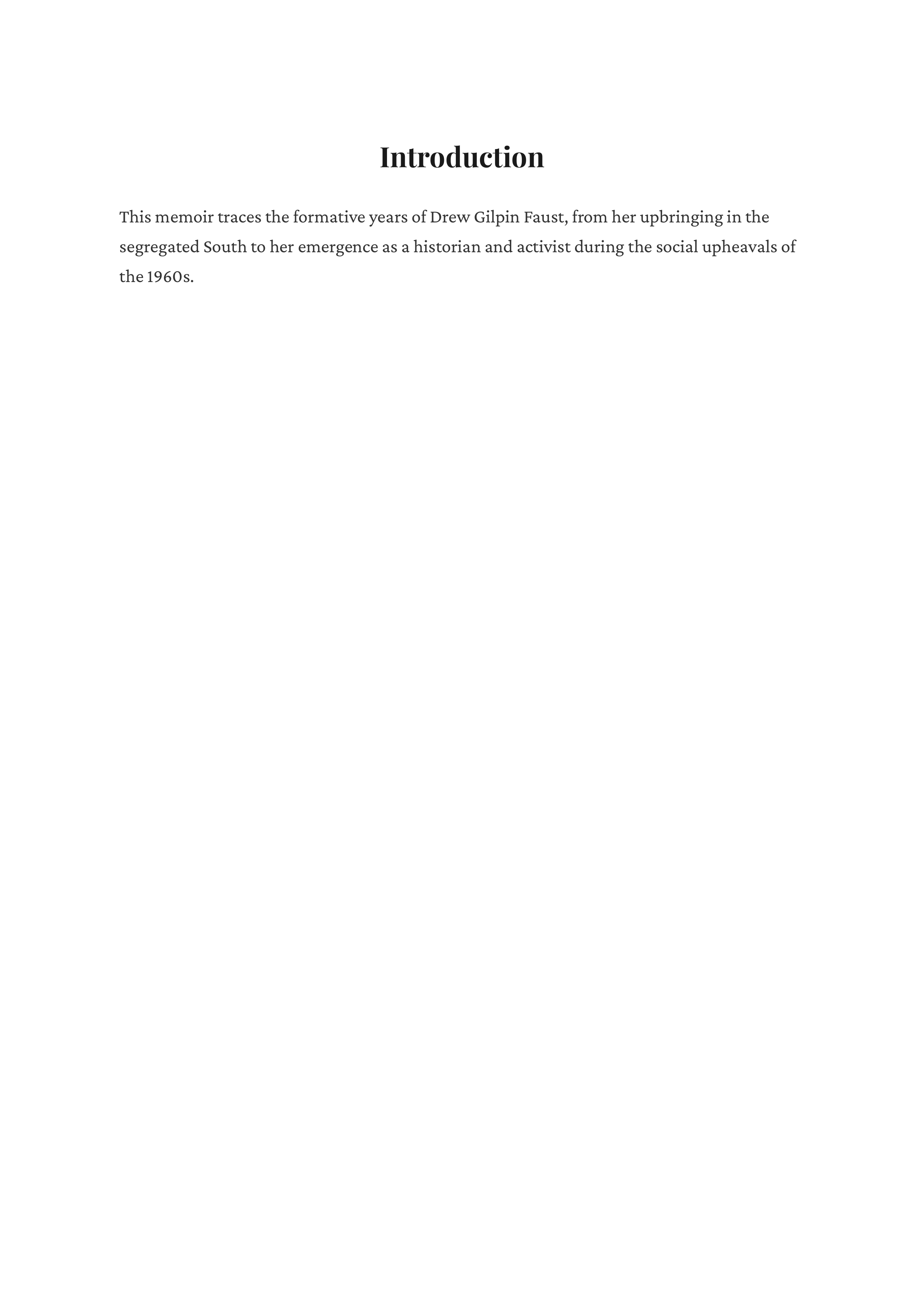Necessary Trouble by Drew Faust Harvard President Autobiography — page 2
