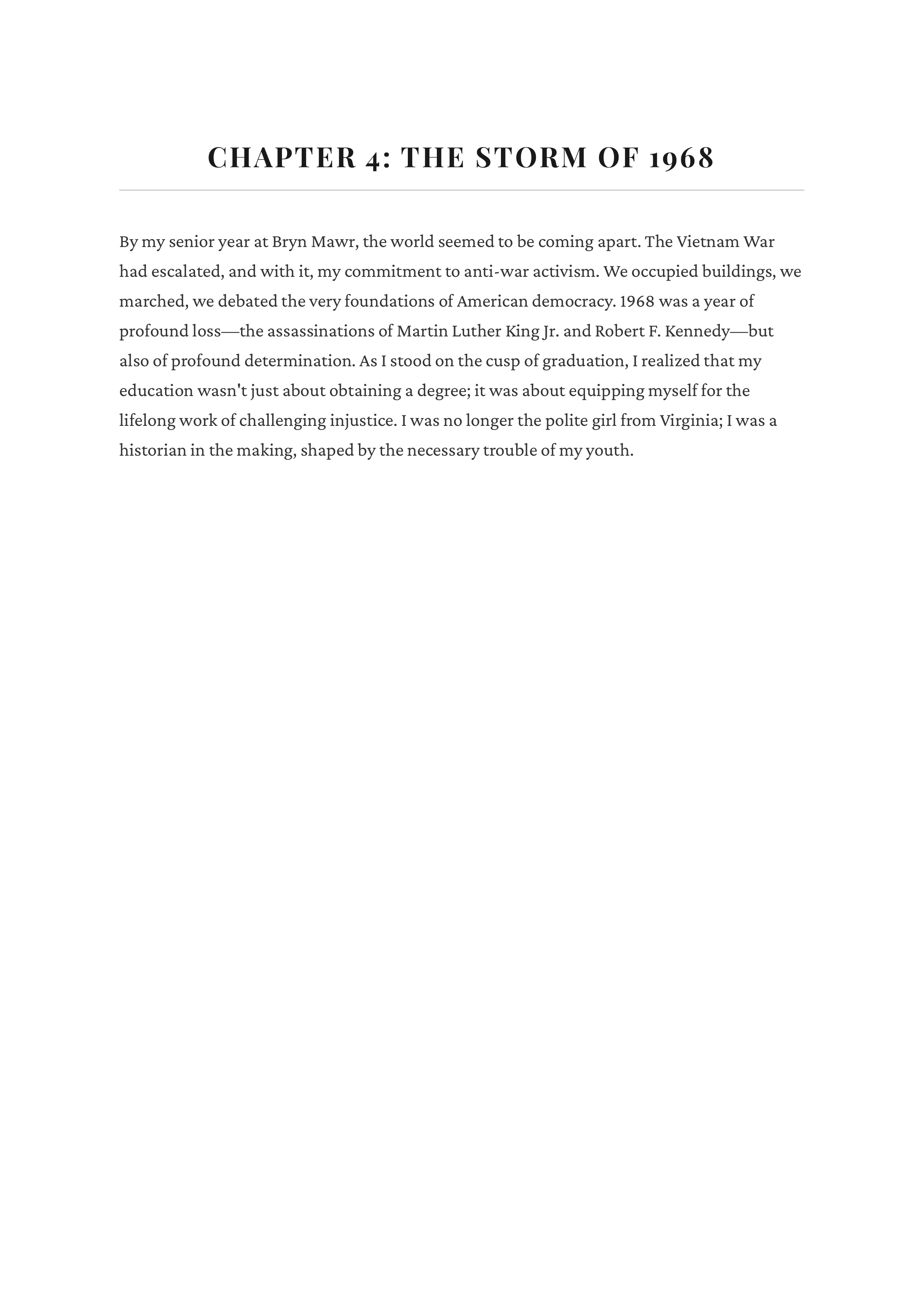 Necessary Trouble by Drew Faust Harvard President Autobiography — page 6