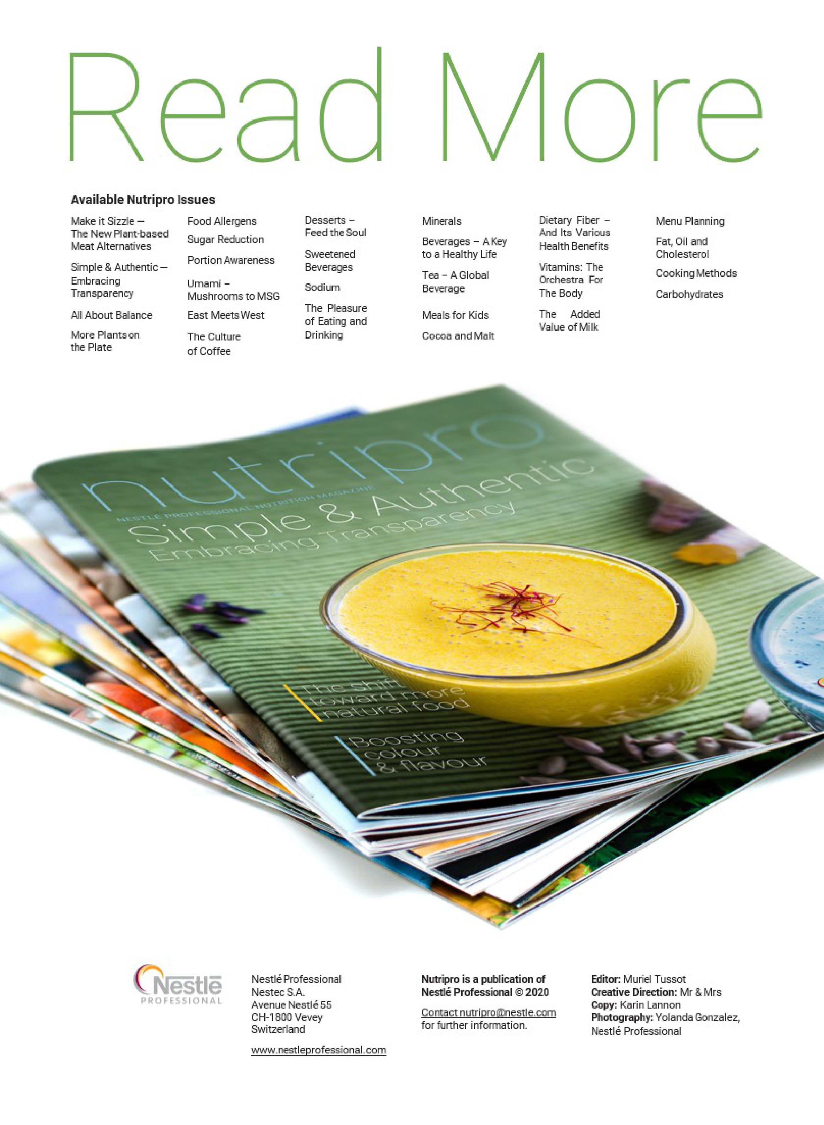 Nestle Nutrition Magazine — page 16