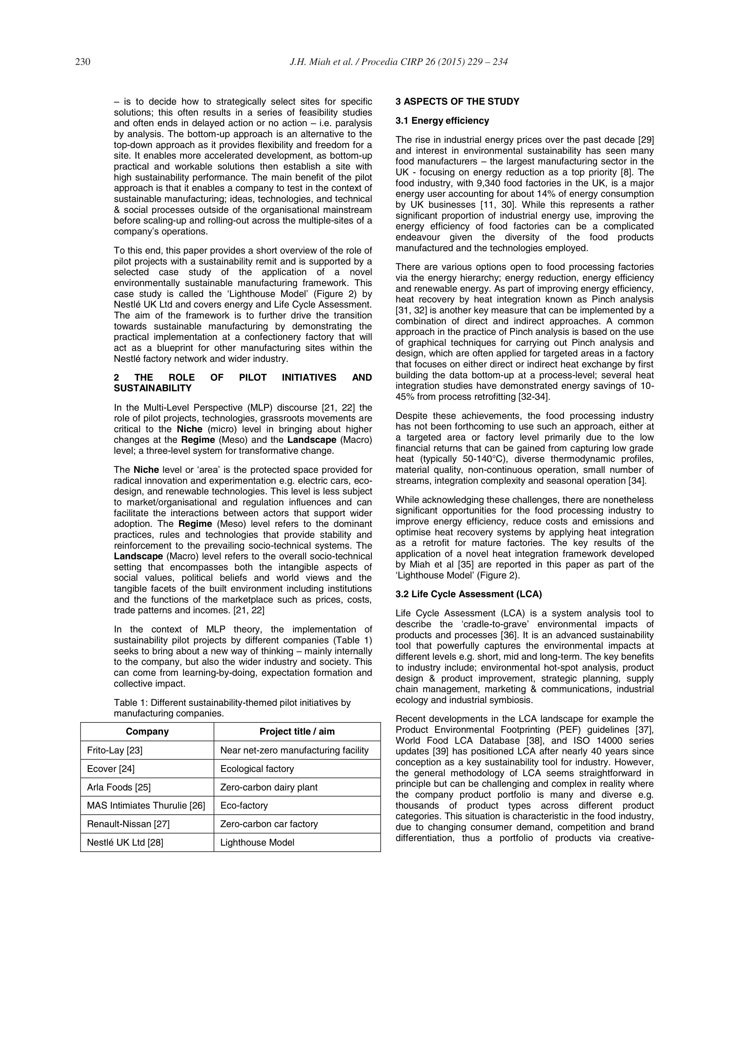 Nestle Sustainability Report — page 2
