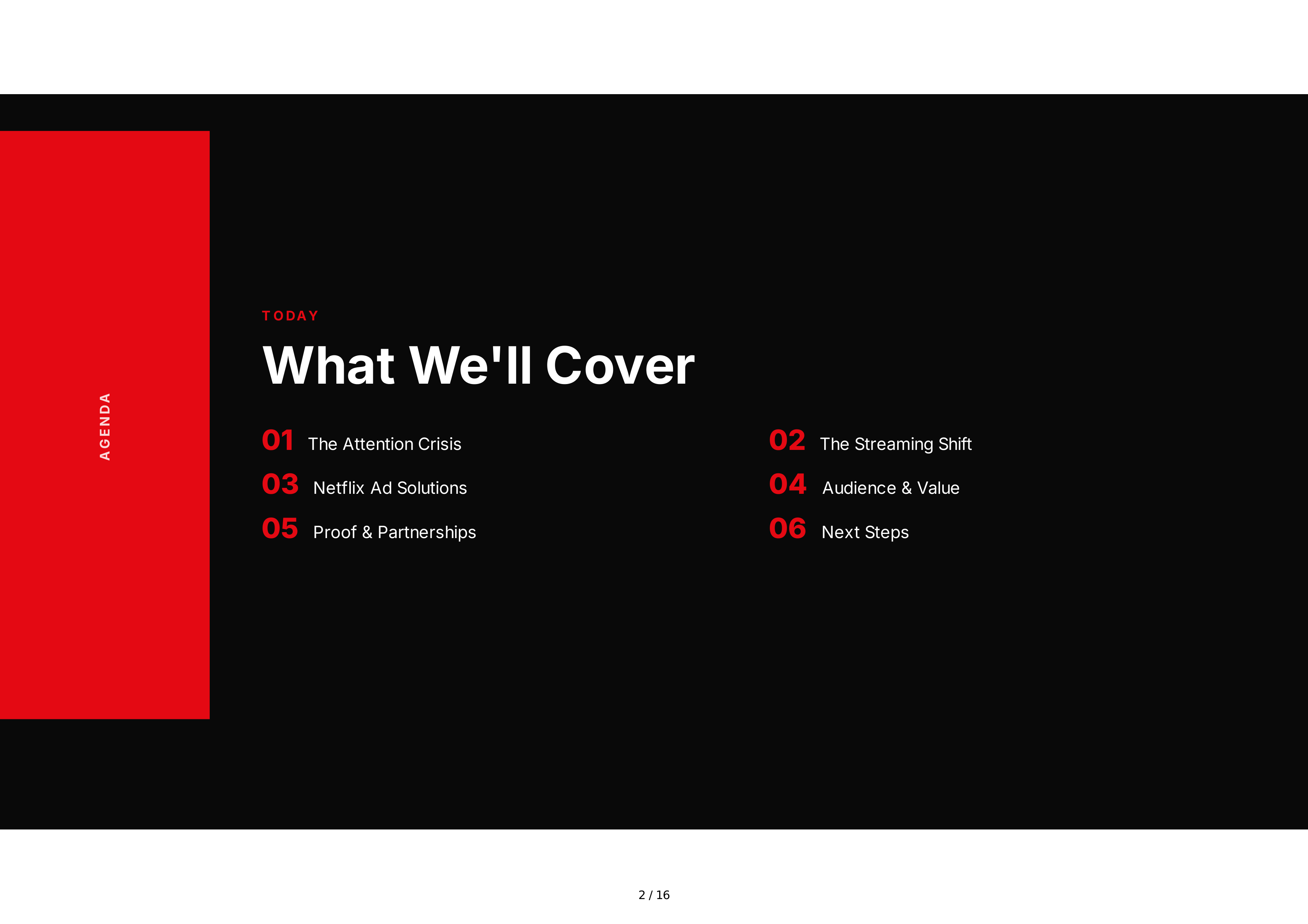 Netflix Advertising Sales Pitch Presentation — page 2