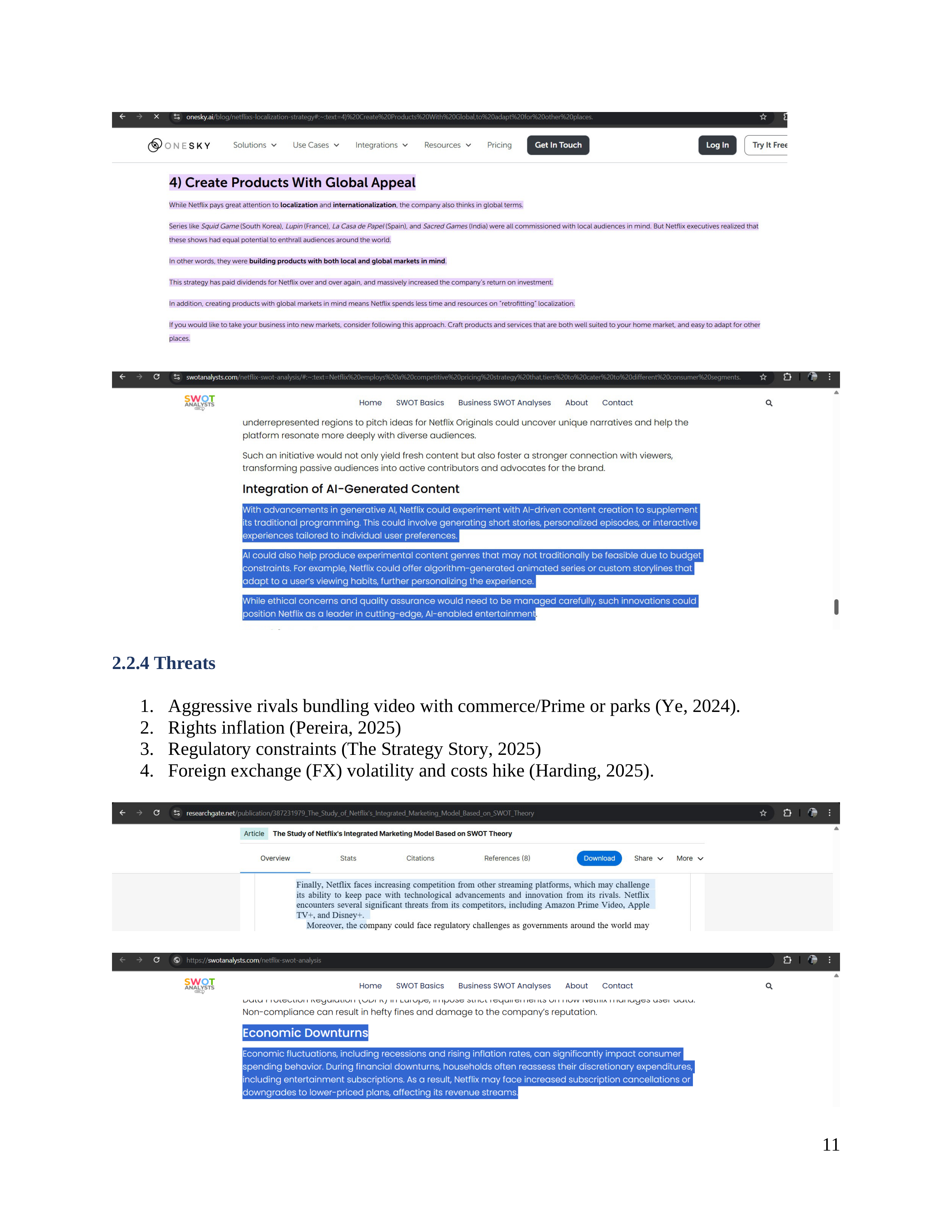 Netflix Business Plan  — page 12
