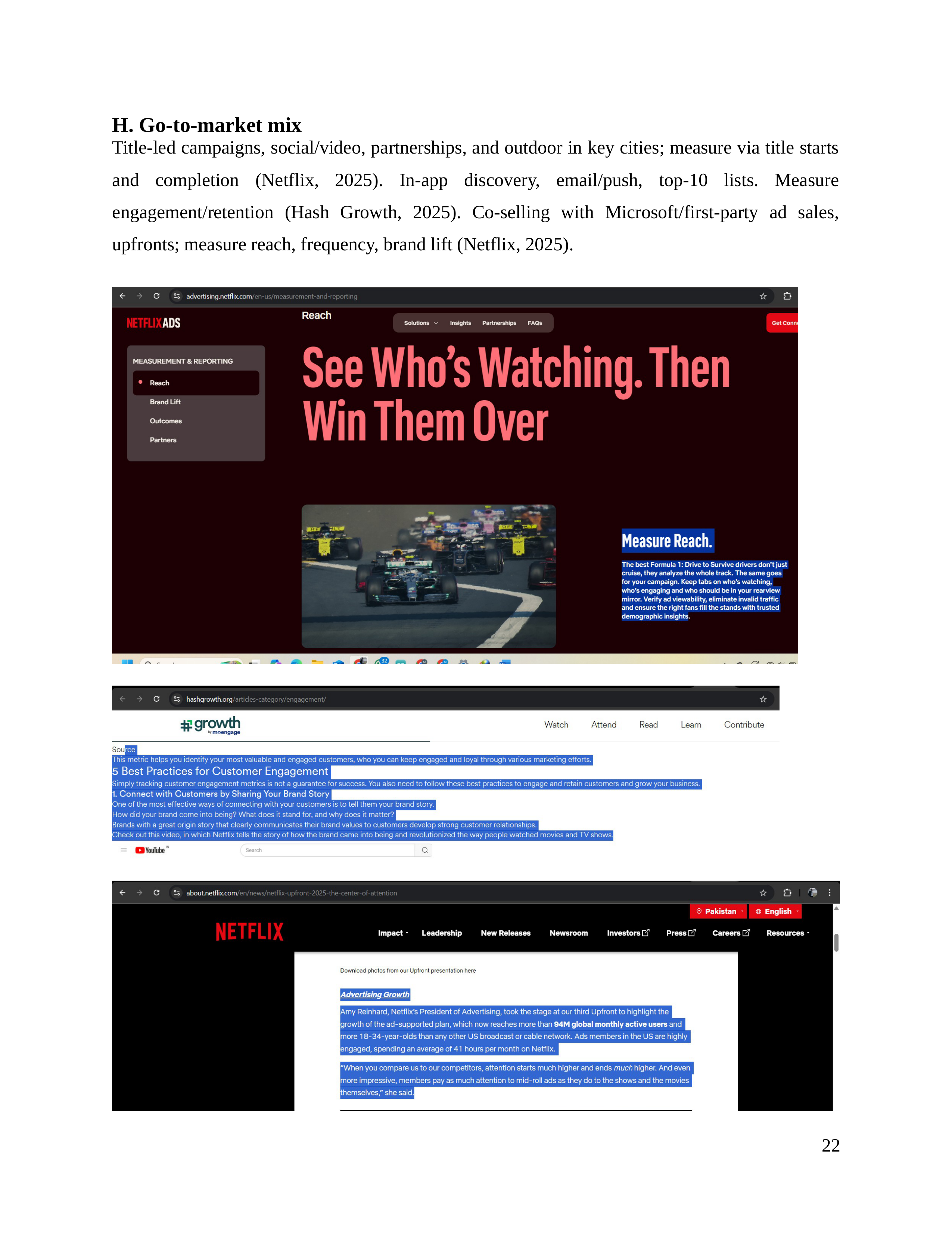 Netflix Business Plan  — page 23