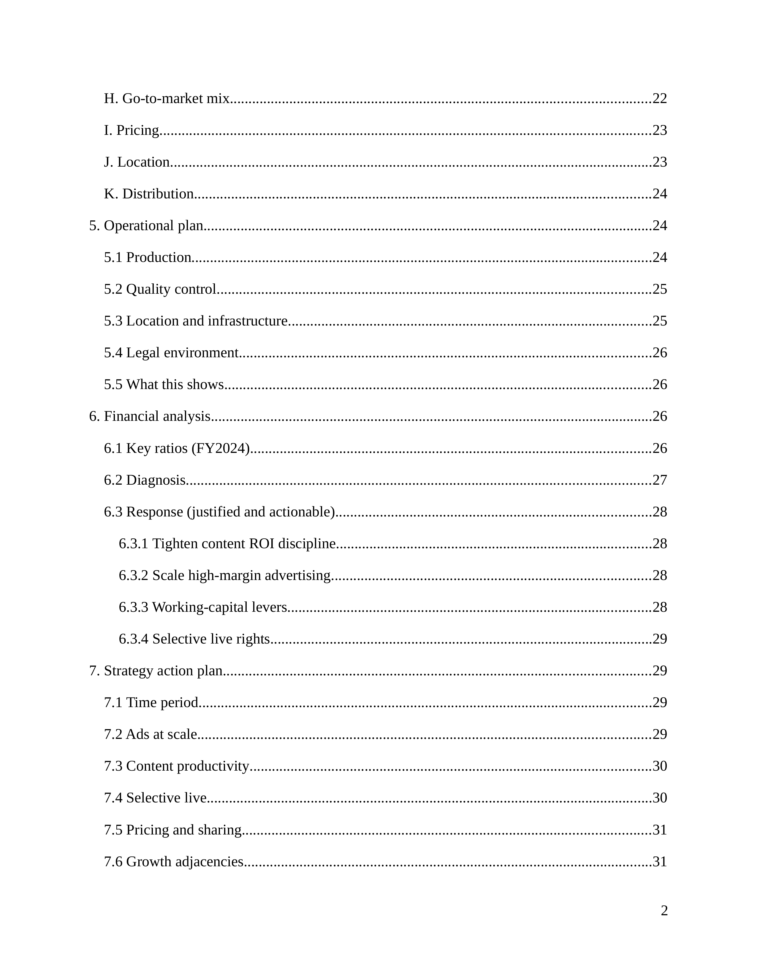 Netflix Business Plan  — page 3