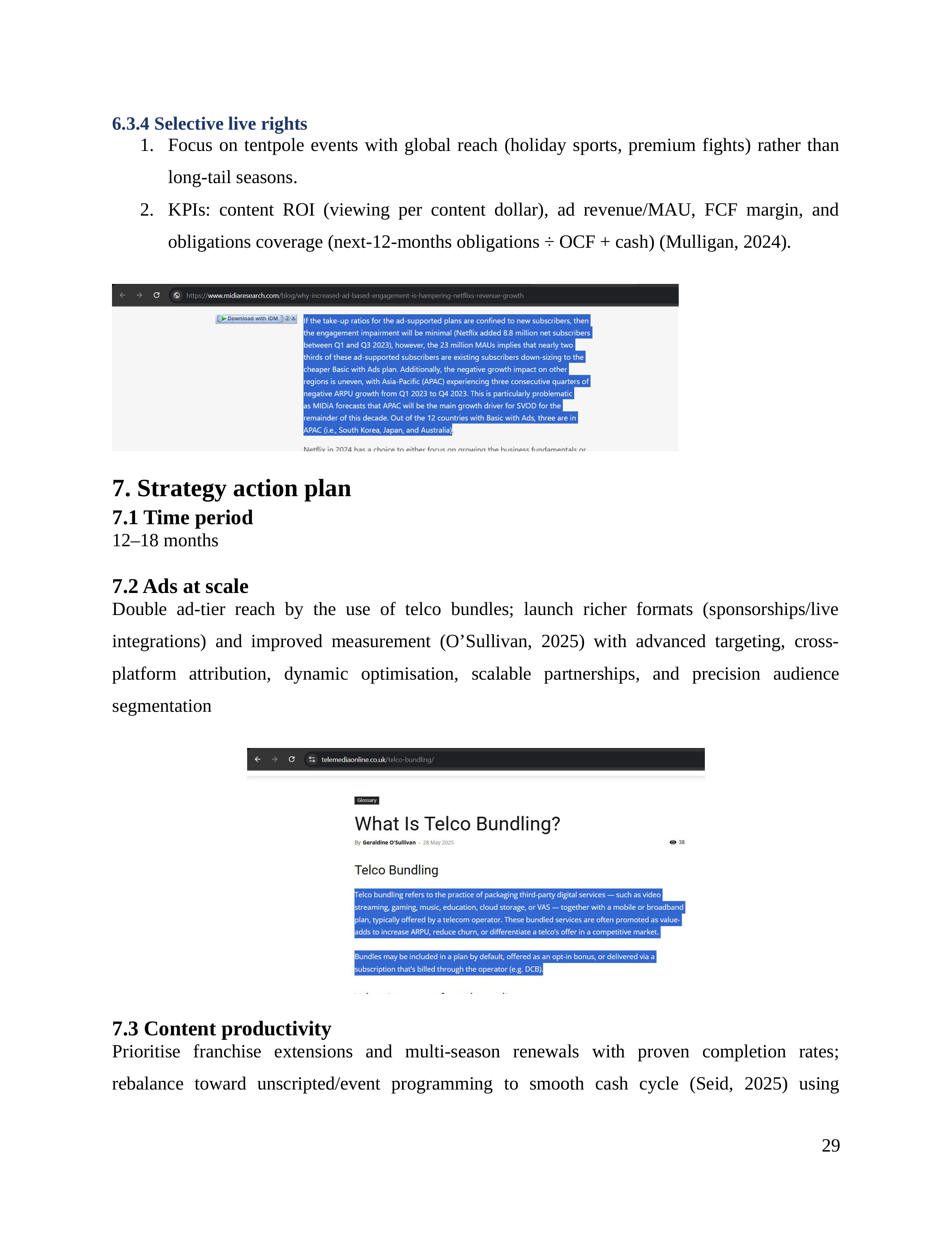 Netflix Business Plan  — page 30