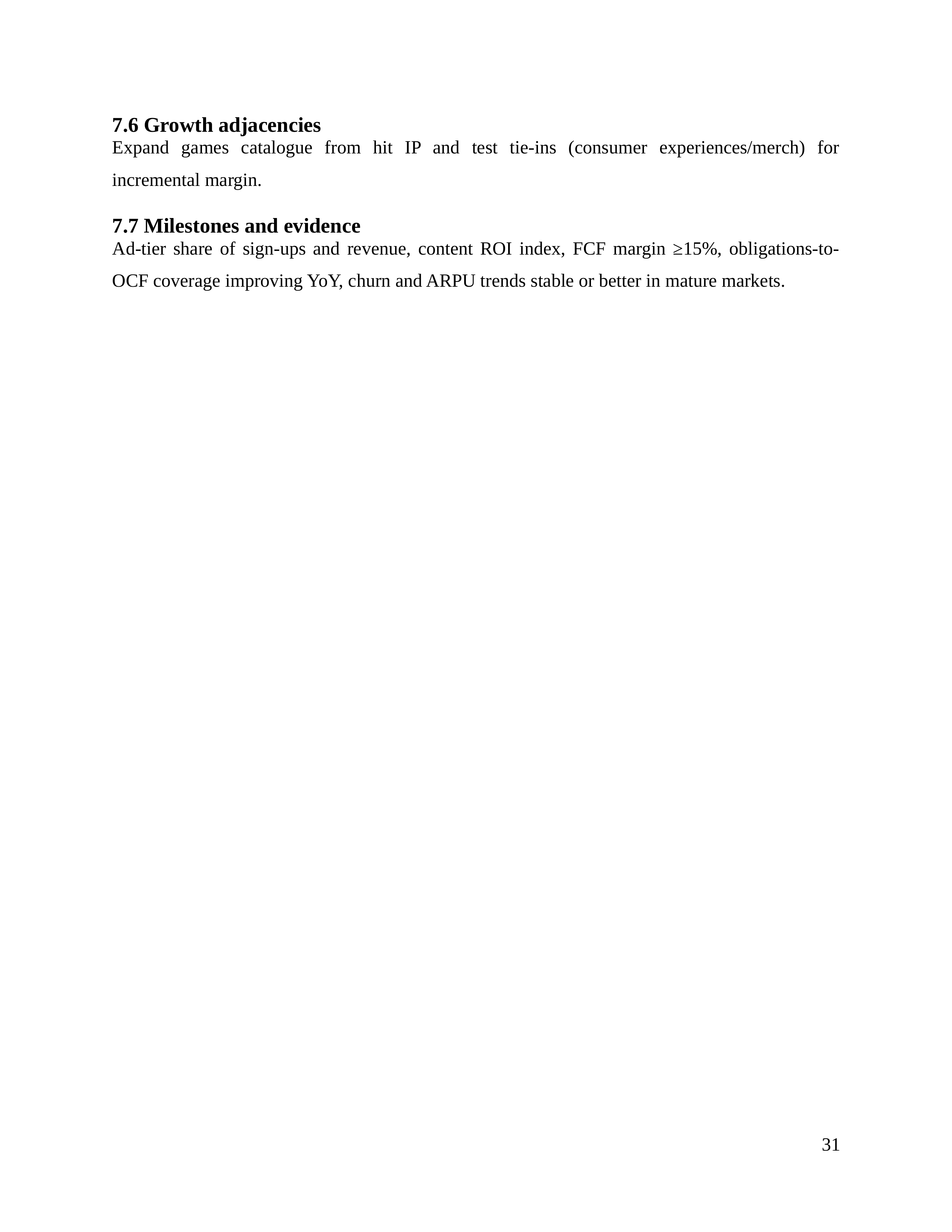 Netflix Business Plan  — page 32