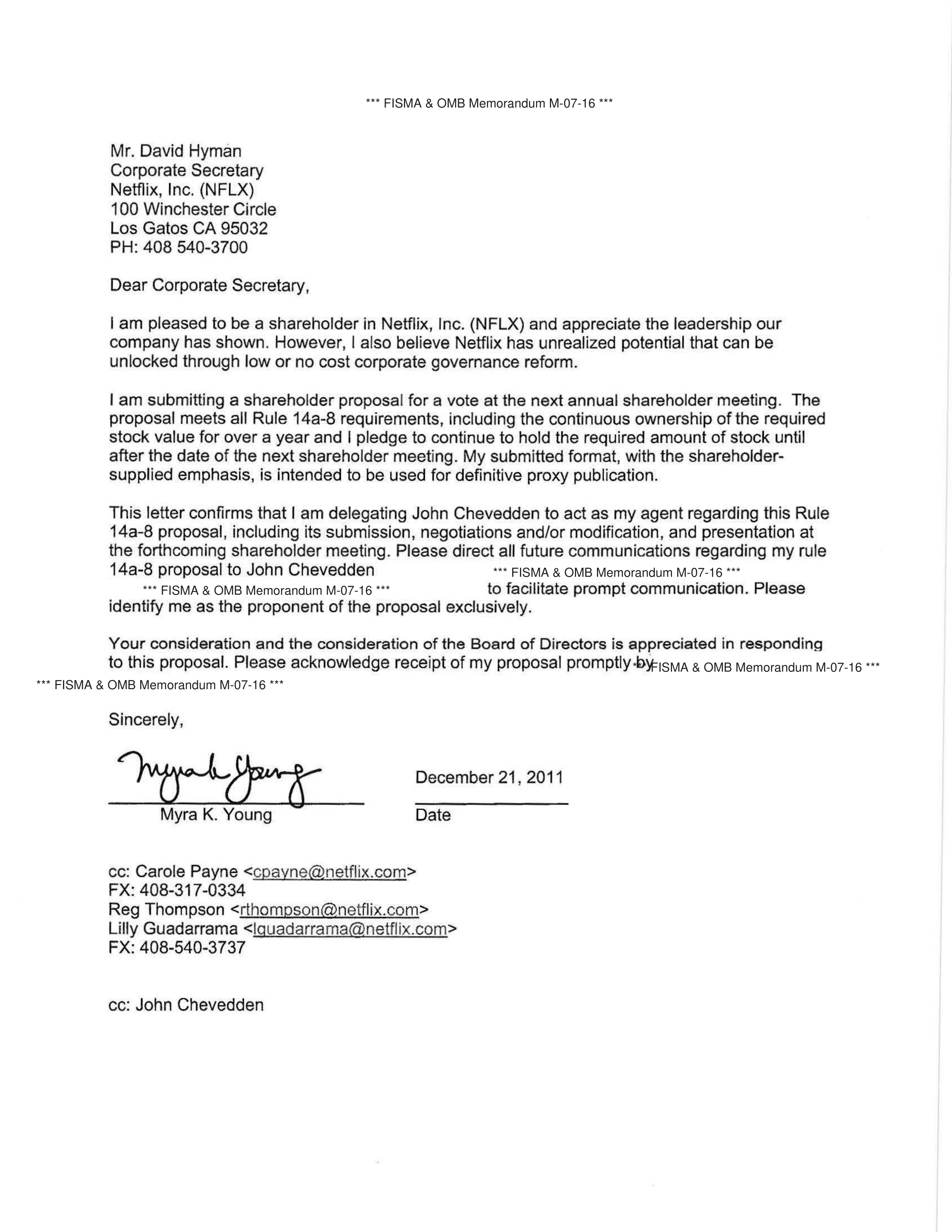 Netflix Proposal  — page 12