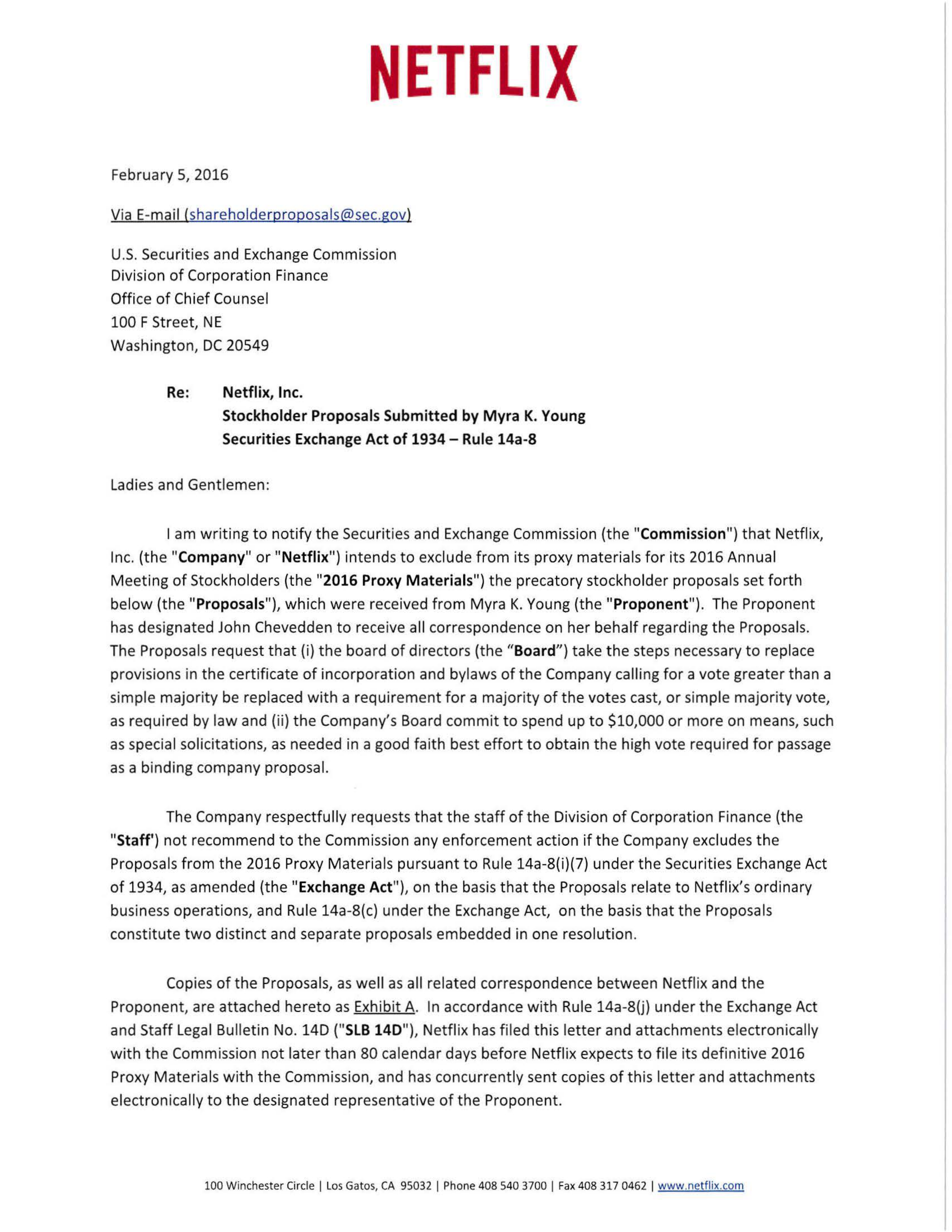 Netflix Proposal  — page 4