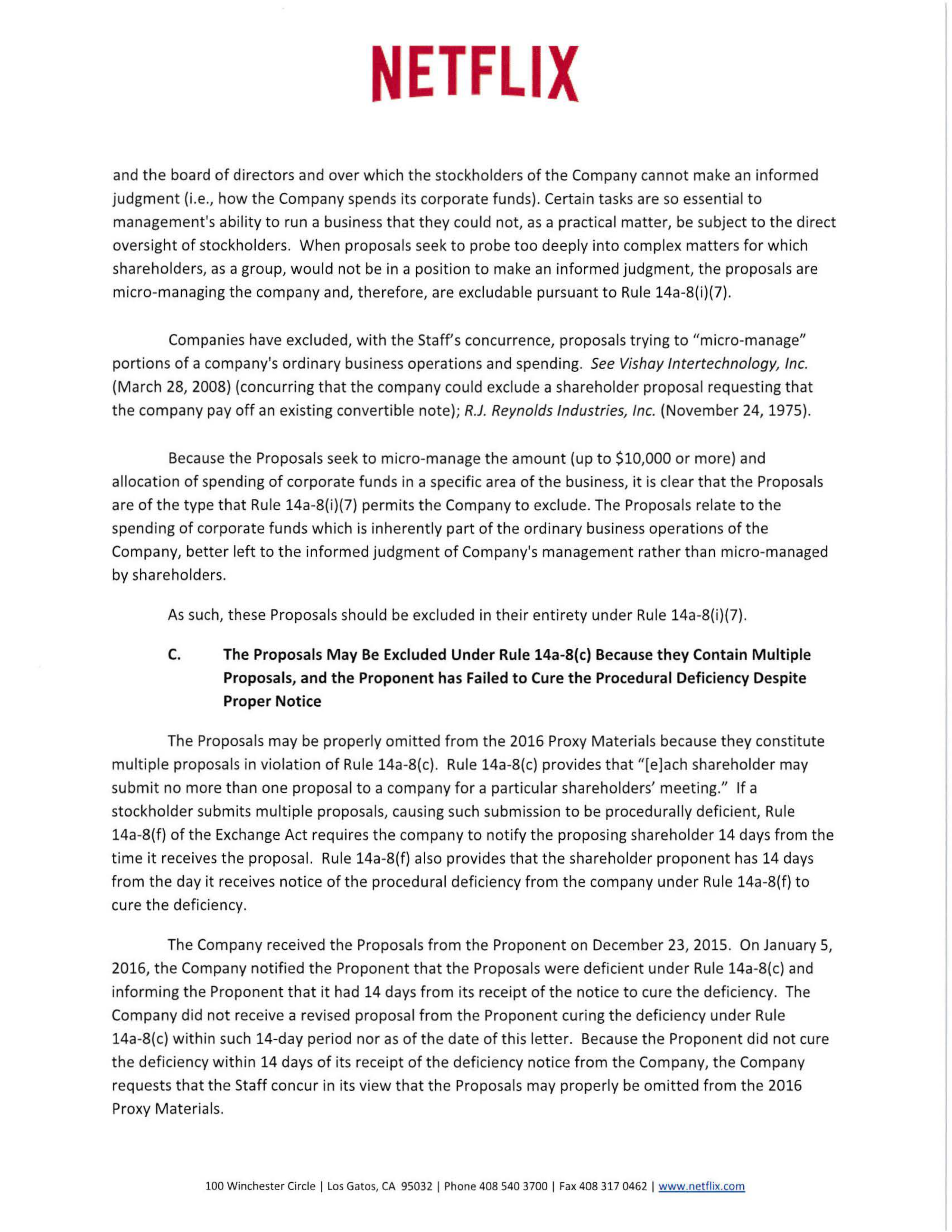 Netflix Proposal  — page 8